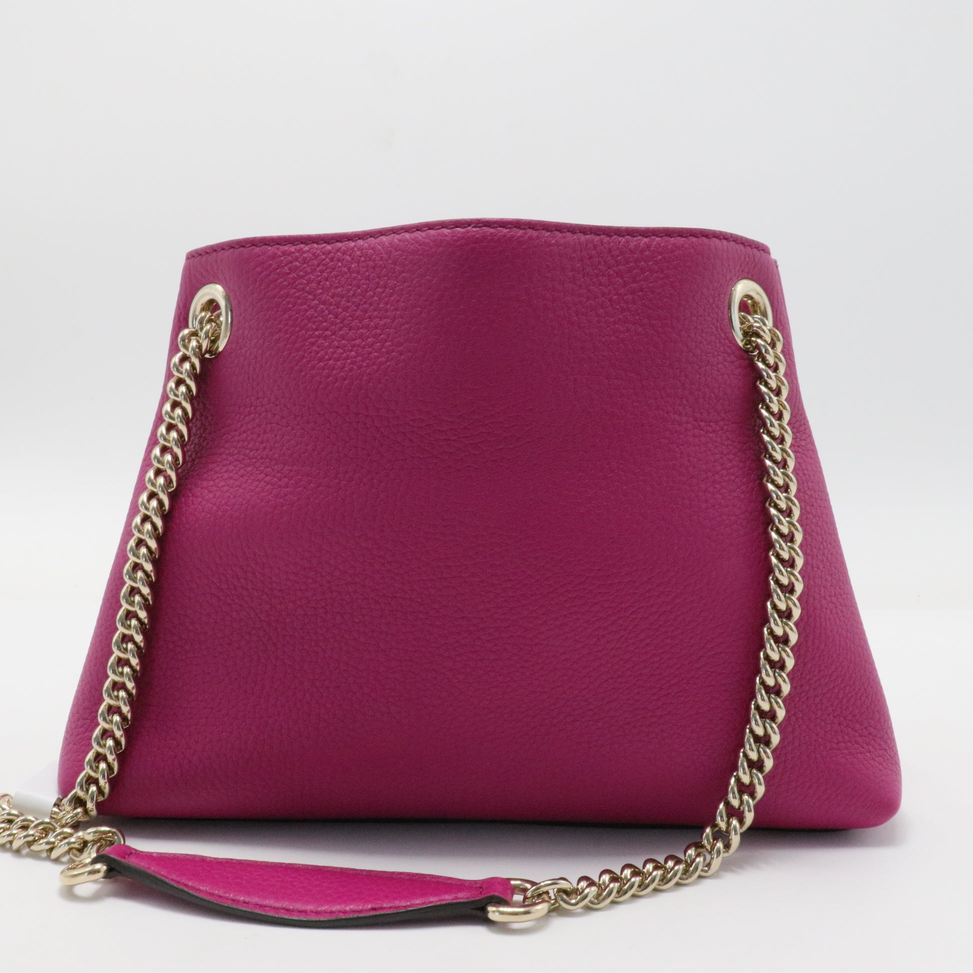 Soho Chain Strap Shoulder Bag Leather Mini