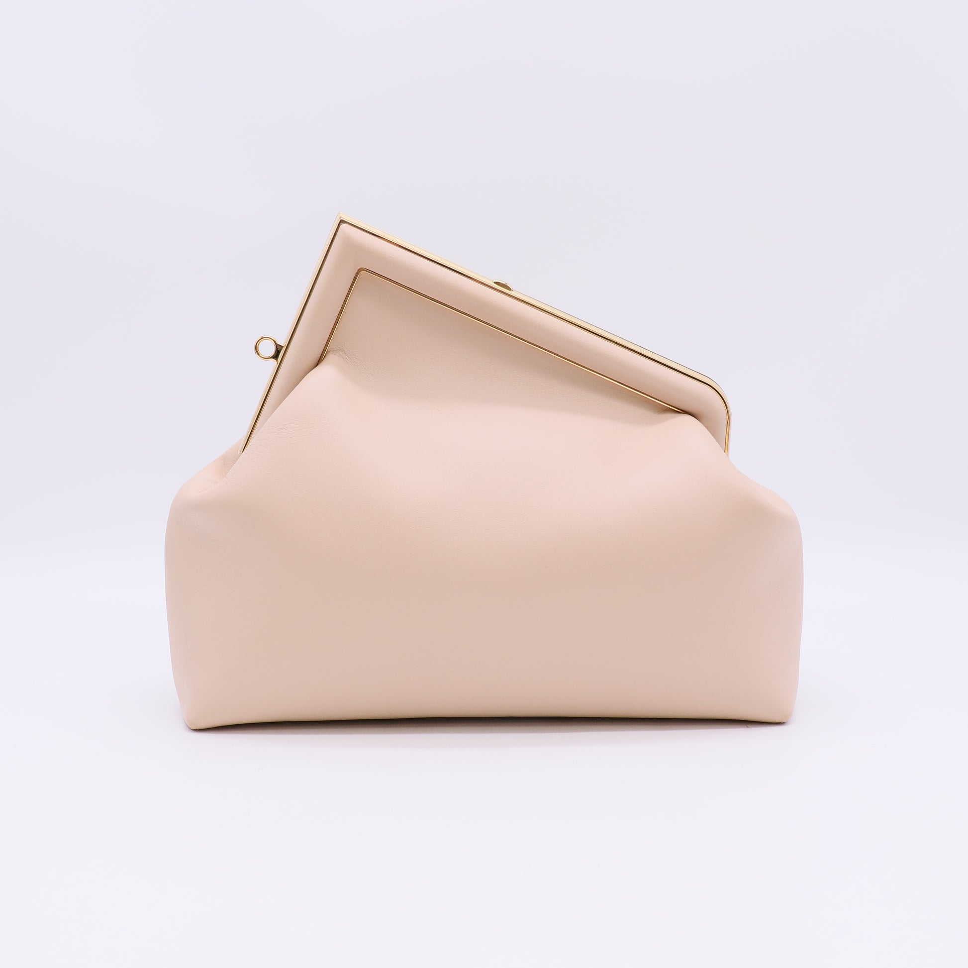 Fendi First Medium Bag in Poudre Pink/Beige Nappa Leather B23180