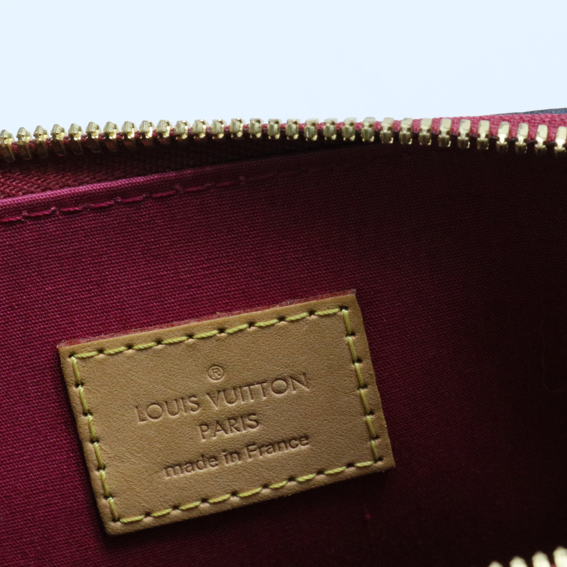 Alma Handbag Monogram Vernis PM