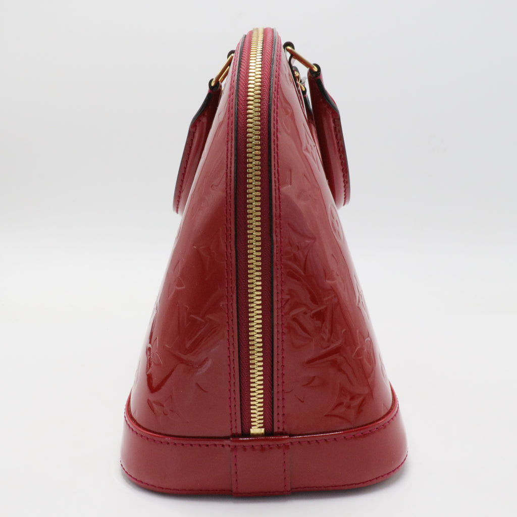 Alma Handbag Monogram Vernis PM