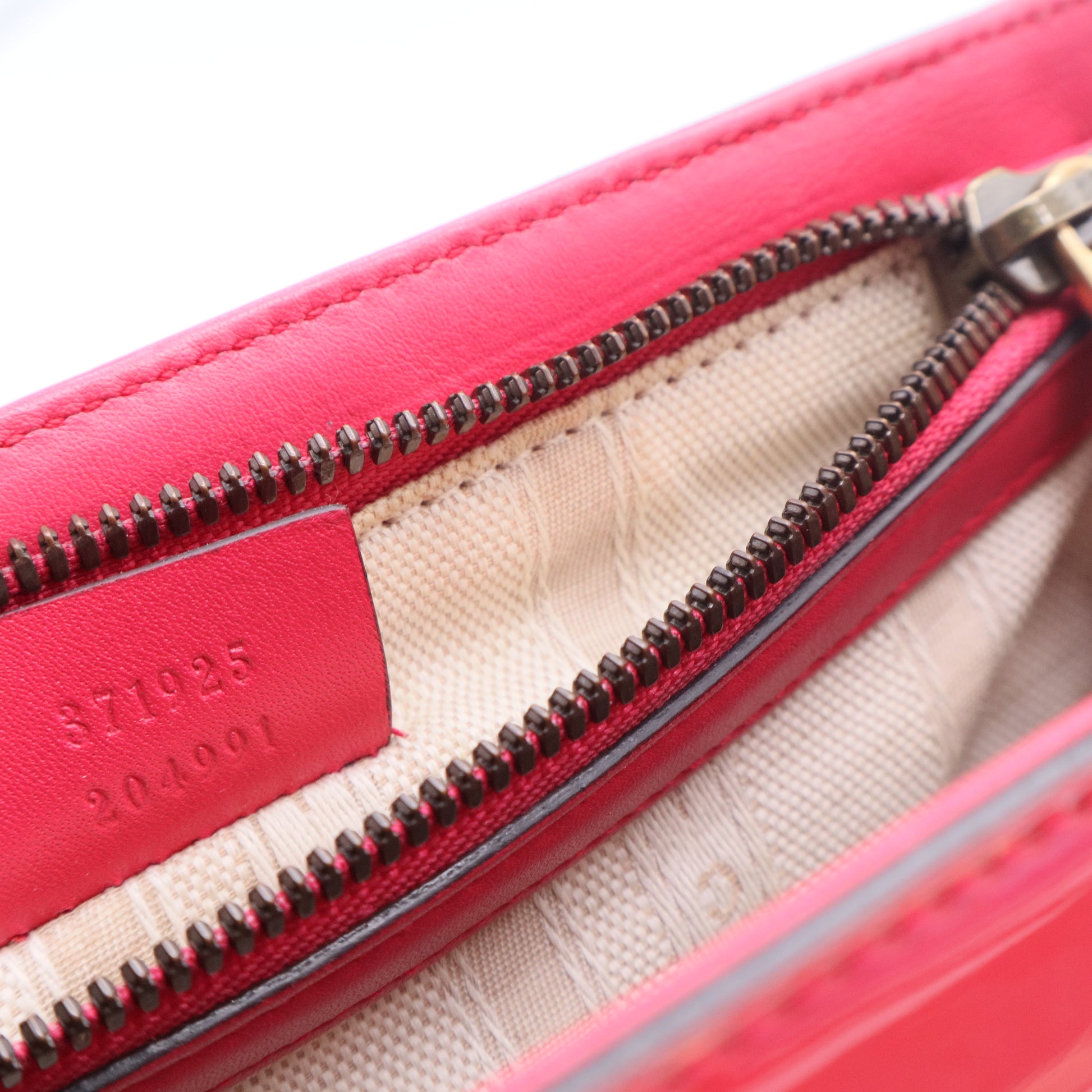 Gucci Bright Patent Leather Tote Bag Red Twins