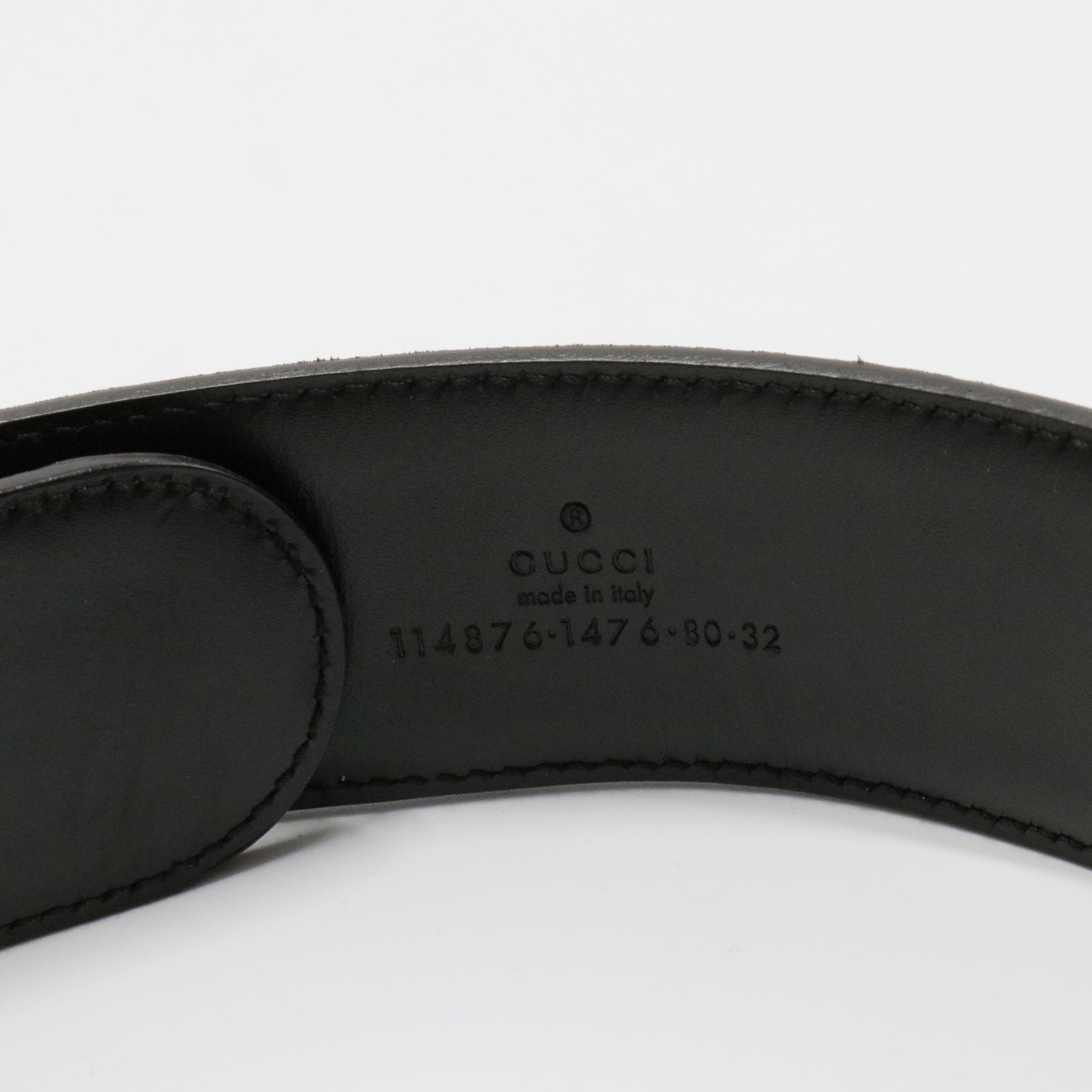 Gucci Interlocking G Belt Brown Leather