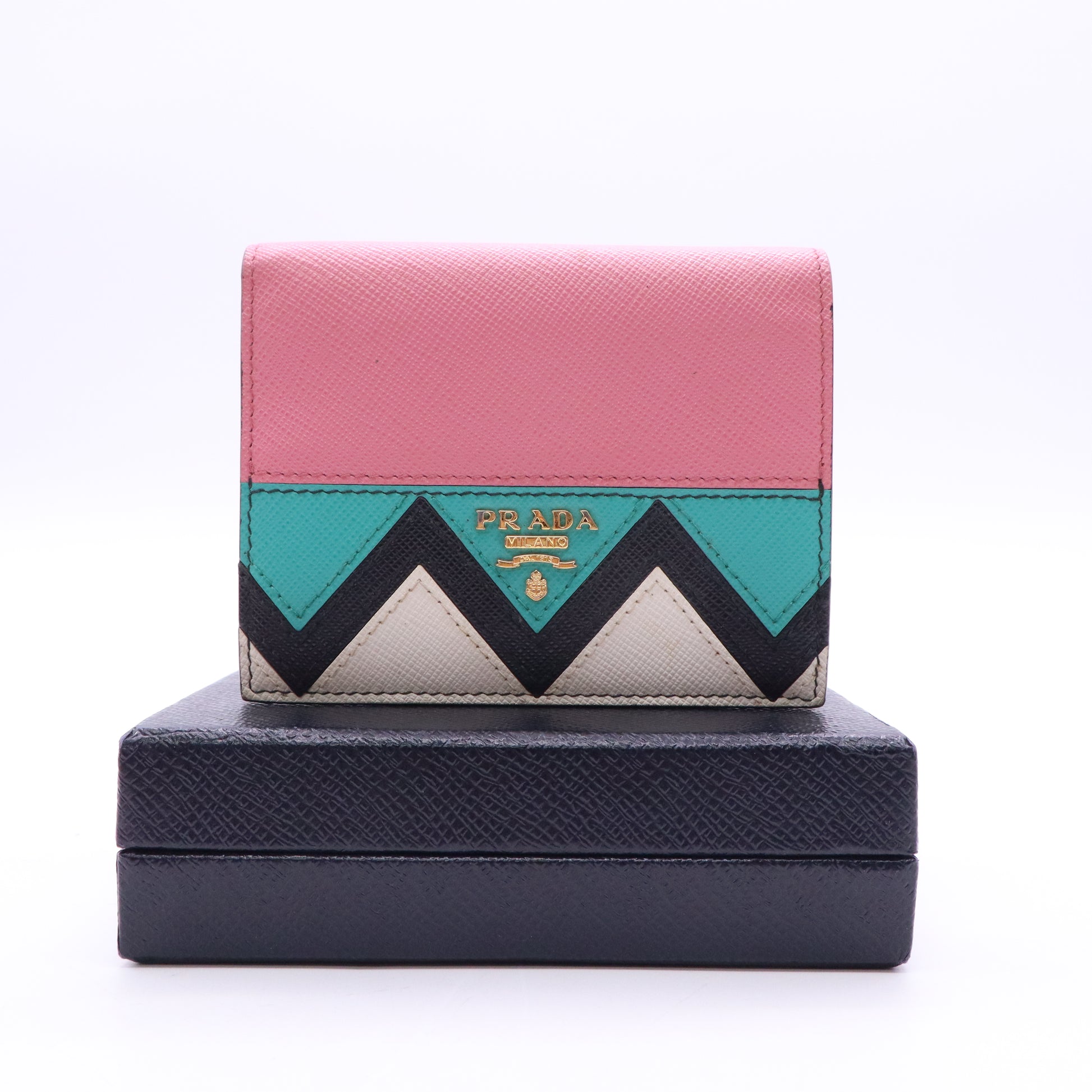 chevron-pattern Wallet Twins LDJ3528