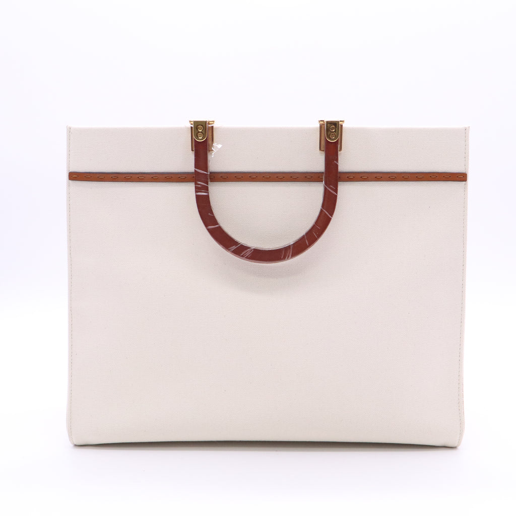 Sunshine Shopper Tote Canvas Medium Twins LDJ3554