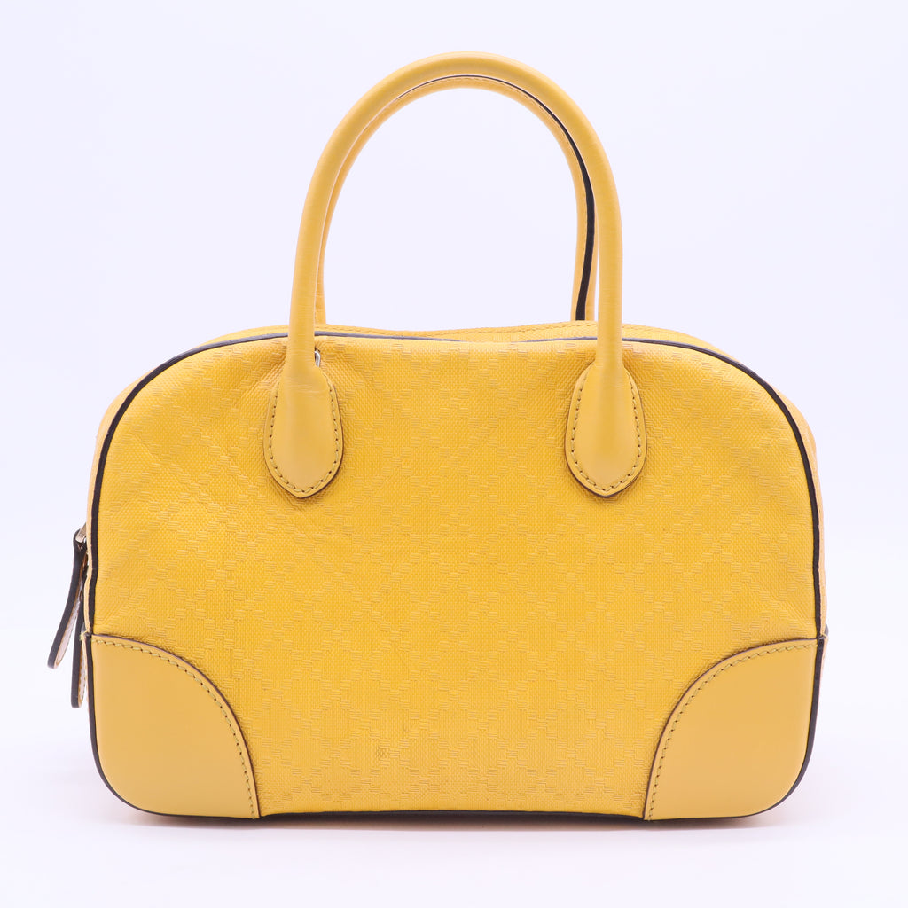 Bright Convertible Boston Bag Diamante Leather Small B12411
