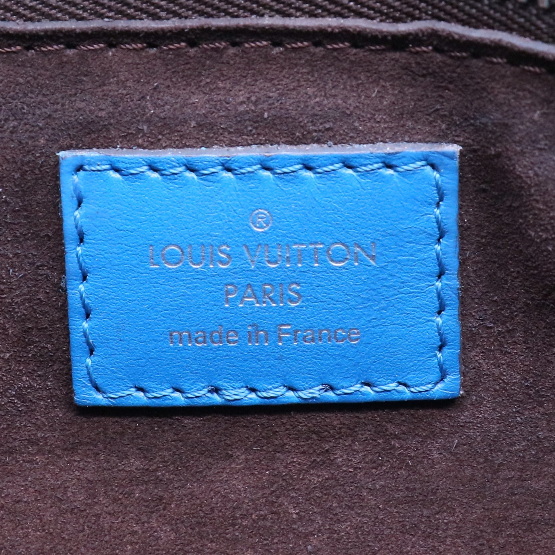 Tote W PM Monogram Velours Blue Lagoon B20012