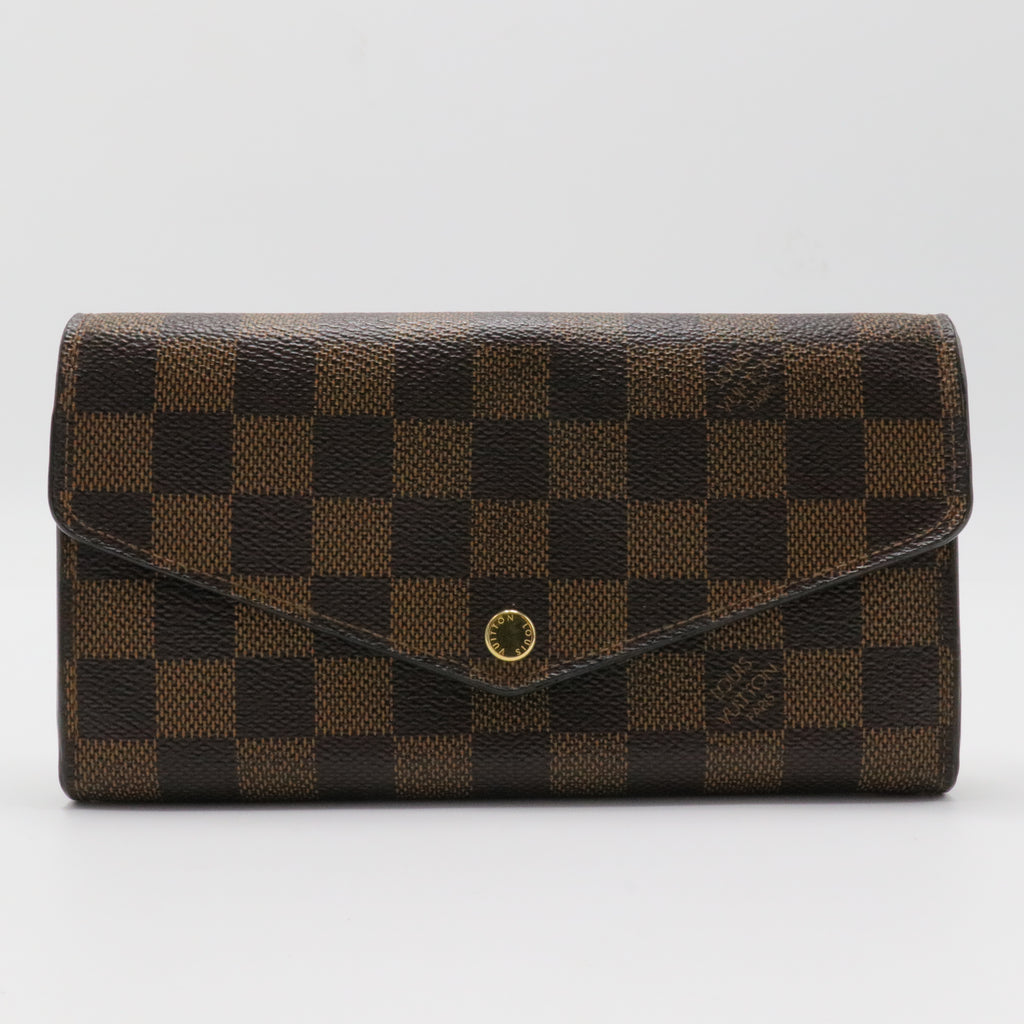 Damier Ebene Canvas Sarah Wallet