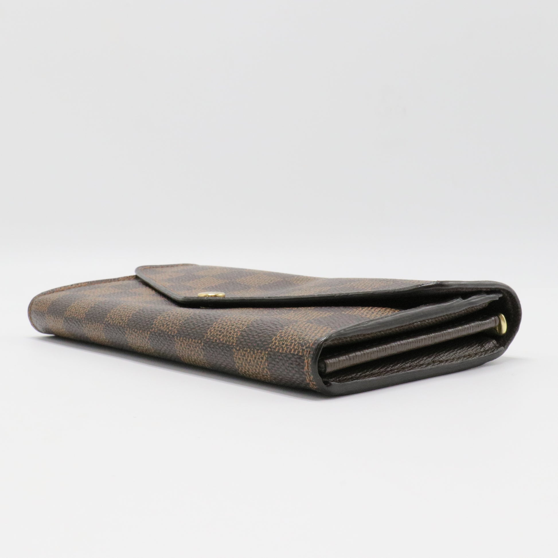 Damier Ebene Canvas Sarah Wallet