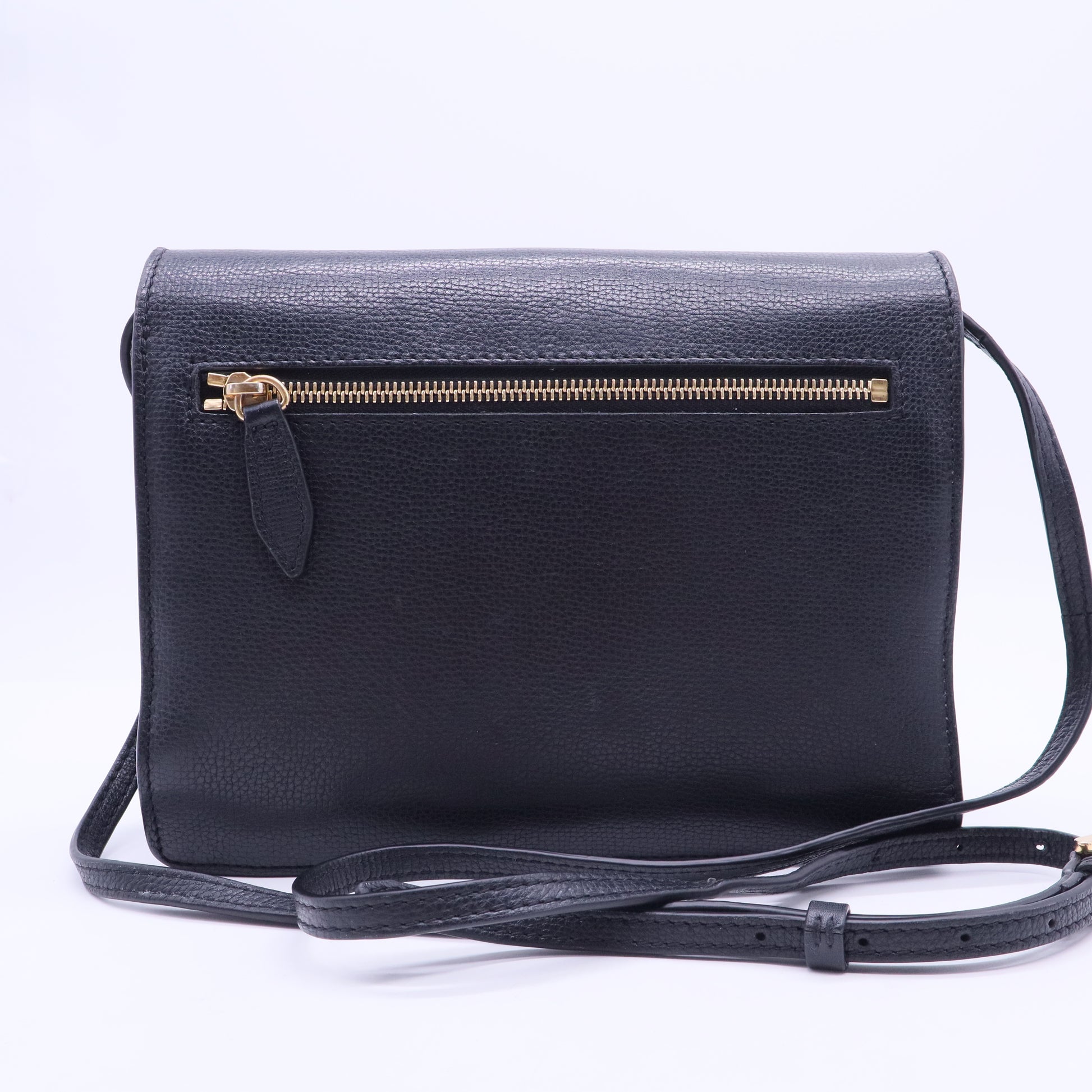 Derby Calfskin Vintage Check Small Macken Crossbody Bag Black B12188