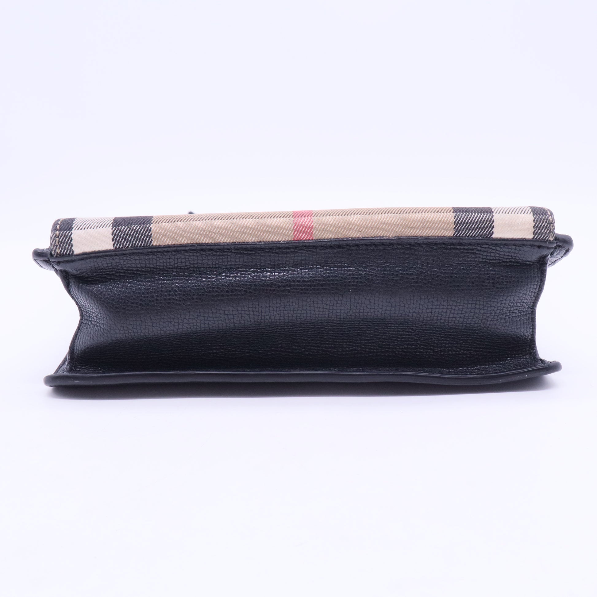 Derby Calfskin Vintage Check Small Macken Crossbody Bag Black B12188