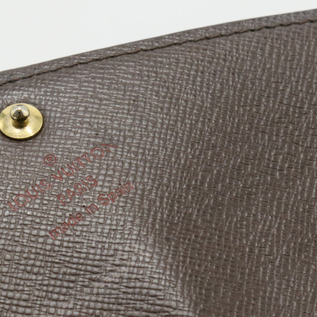 Damier Ebene Canvas Sarah Wallet