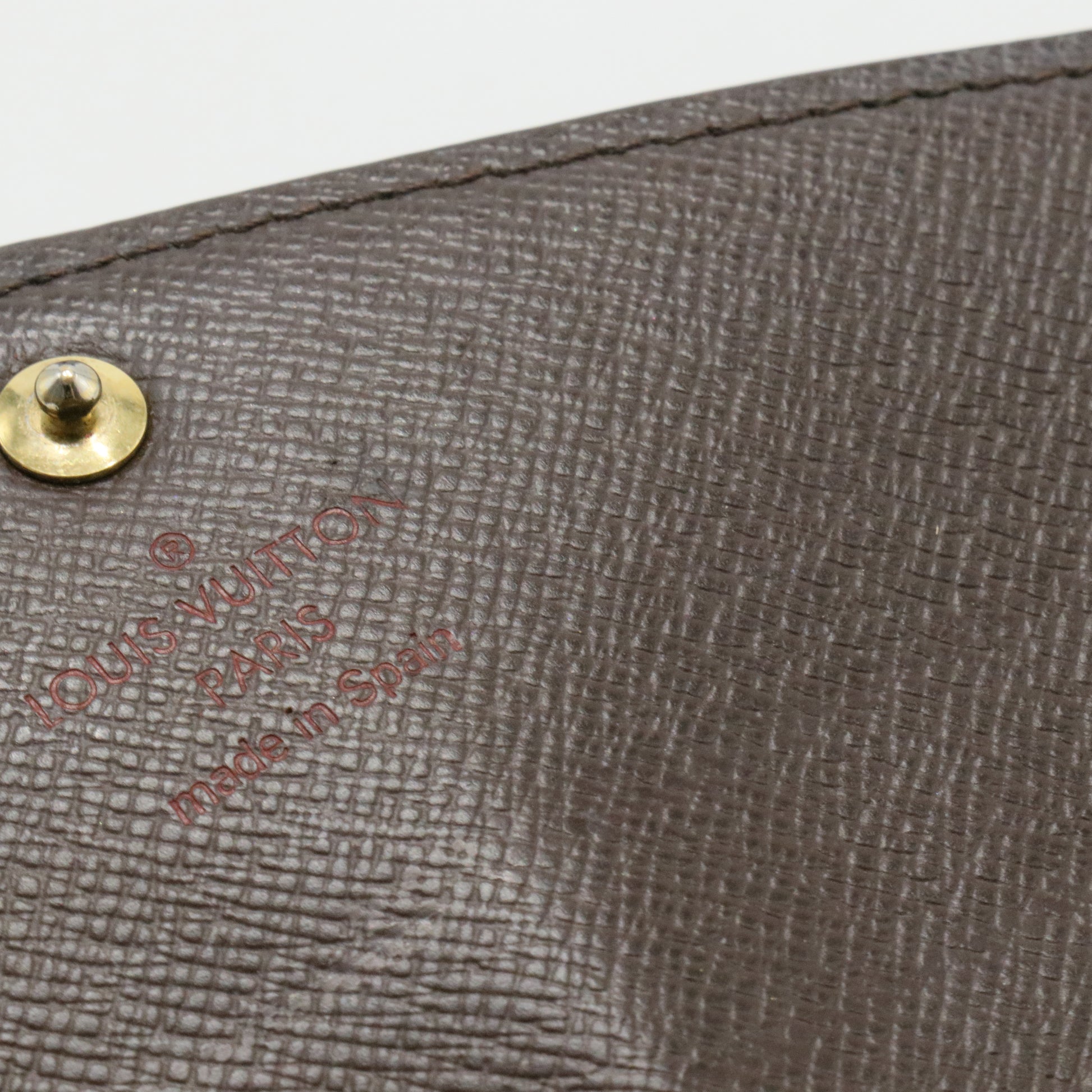 Damier Ebene Canvas Sarah Wallet