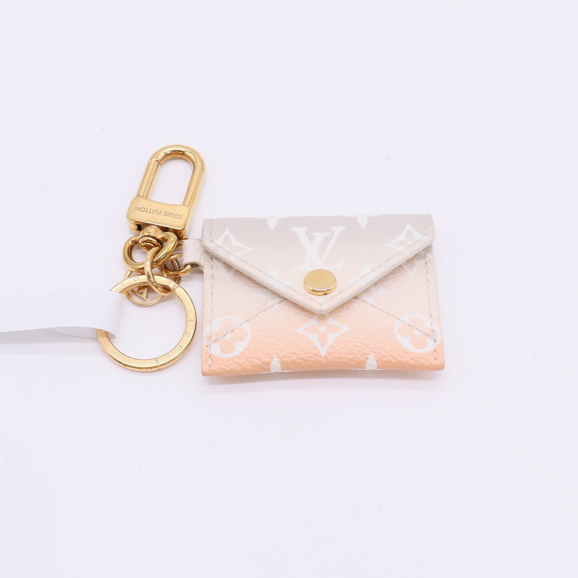 Monogram By The Pool Kirigami Pouch Key Holder Bag Charm Brume W23048