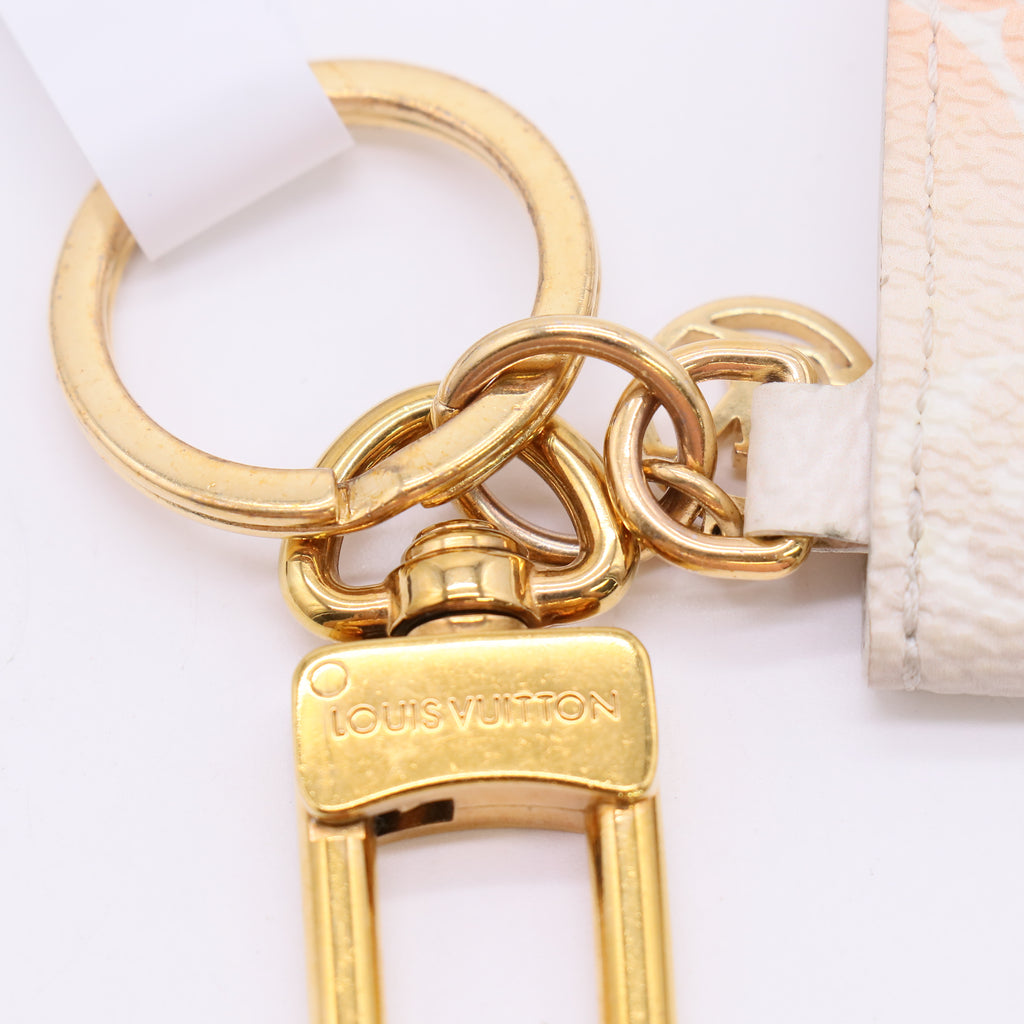 Monogram By The Pool Kirigami Pouch Key Holder Bag Charm Brume W23048