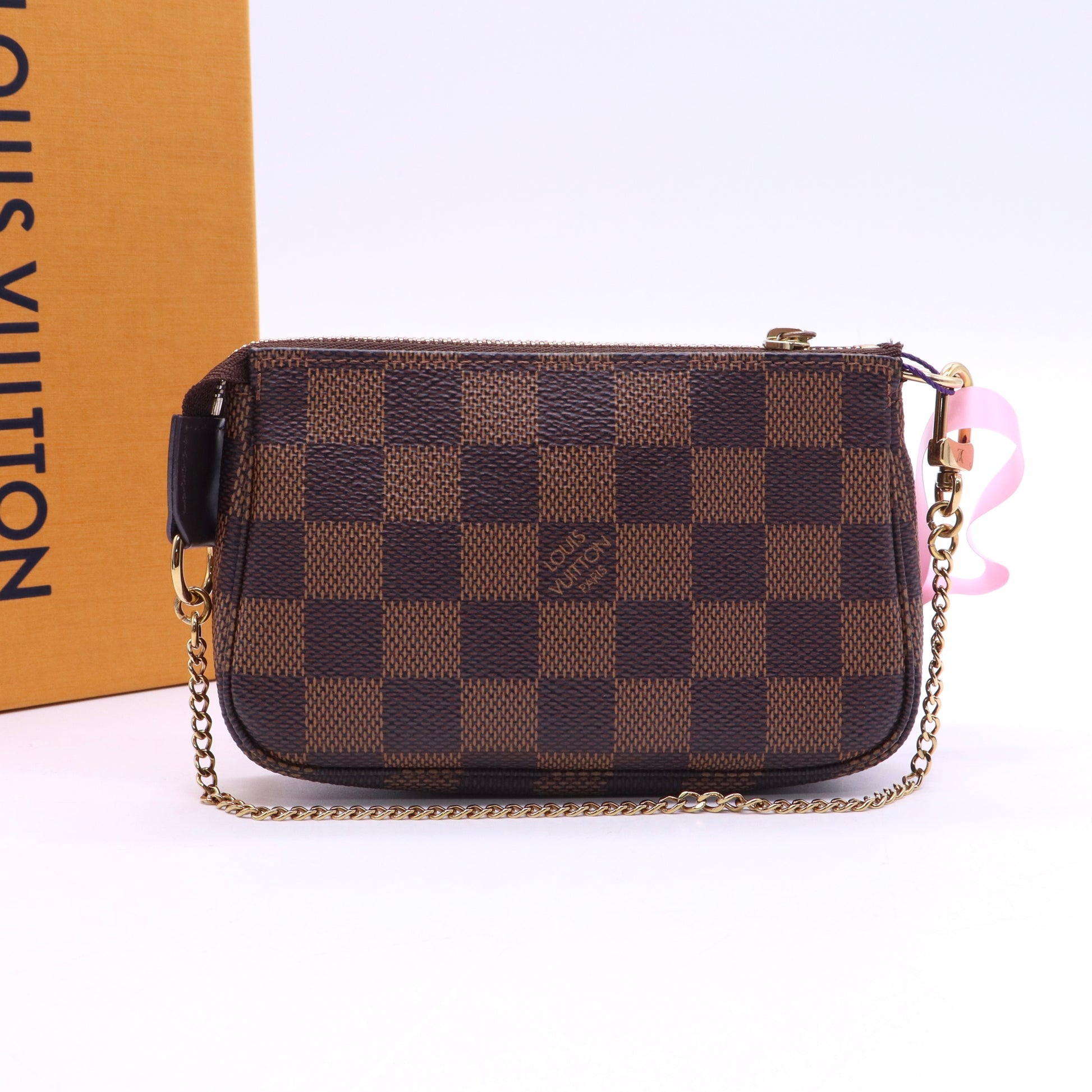 Mini Pochette Accessoires in Damier Ebene Twins LDJ3533