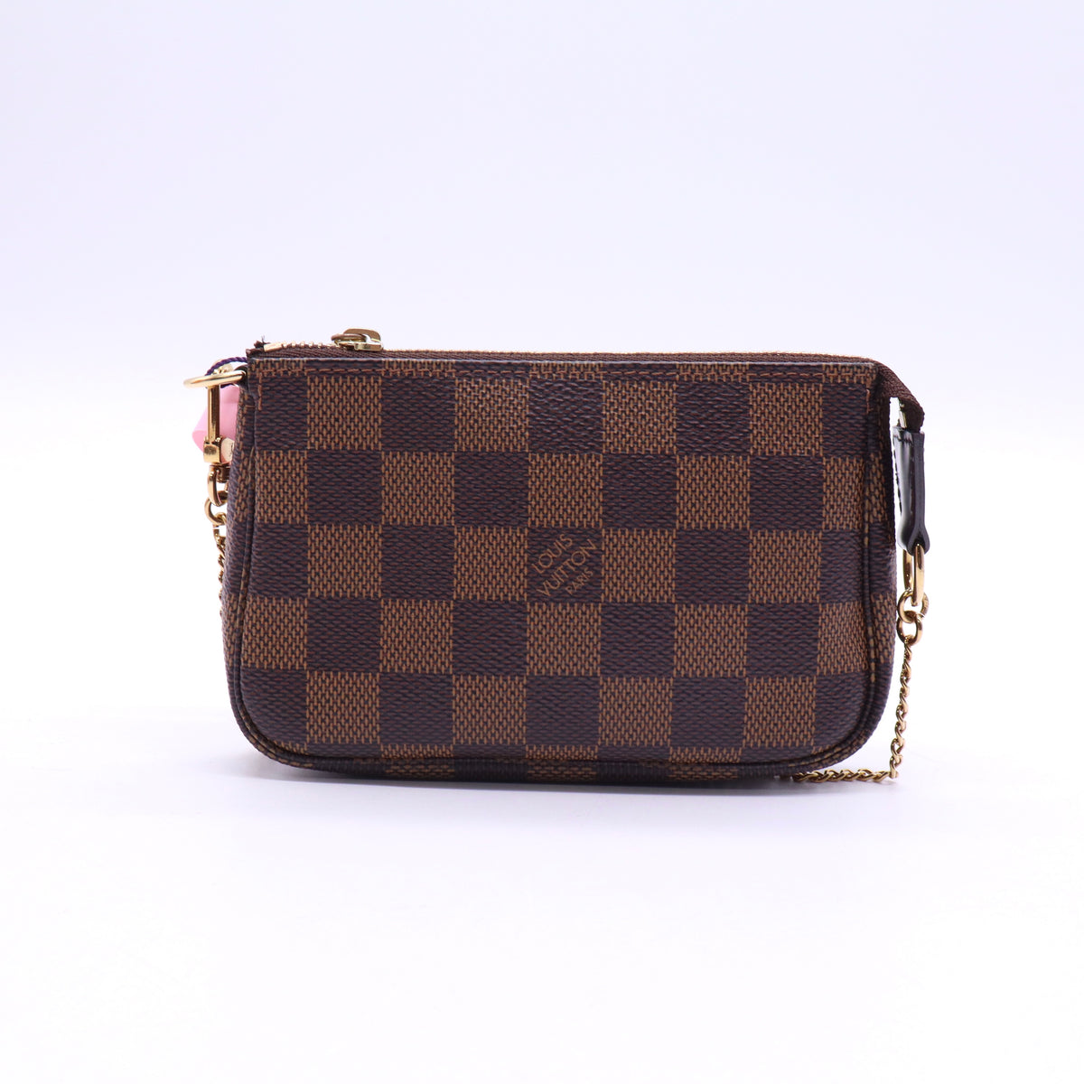 Mini Pochette Accessoires in Damier Ebene Twins LDJ3600