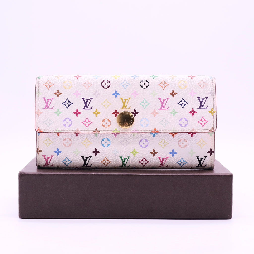 Monogram Multicolor Sarah Wallet White Grenade