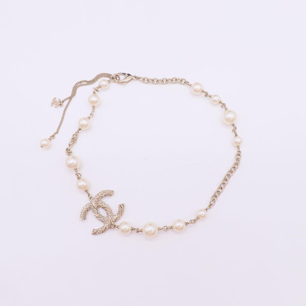 Chanel CC Choker Necklace W23022