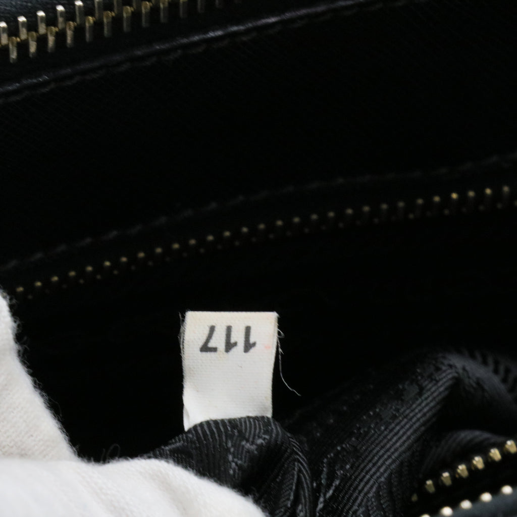 Saffiano Lux Leather Galleria Double Zip