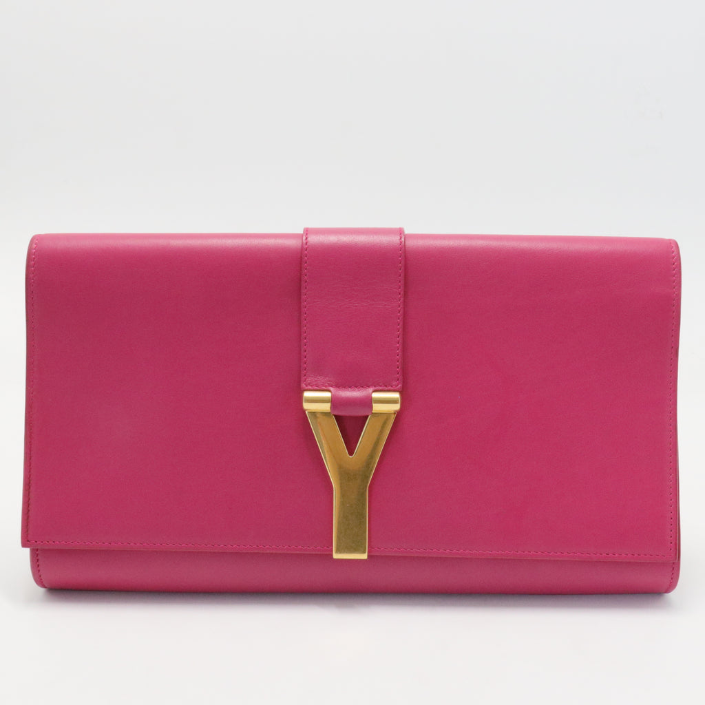 Classic Y Chain Wallet Leather