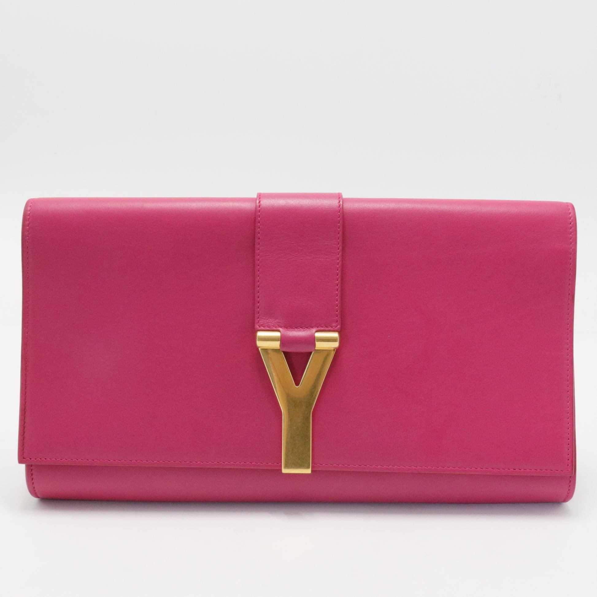 Classic Y Chain Wallet Leather