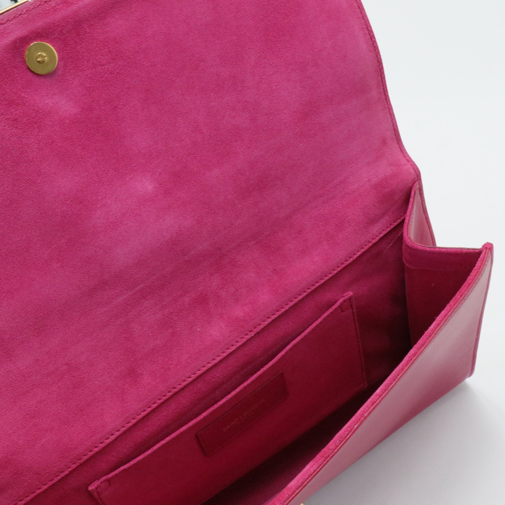 Classic Y Chain Wallet Leather