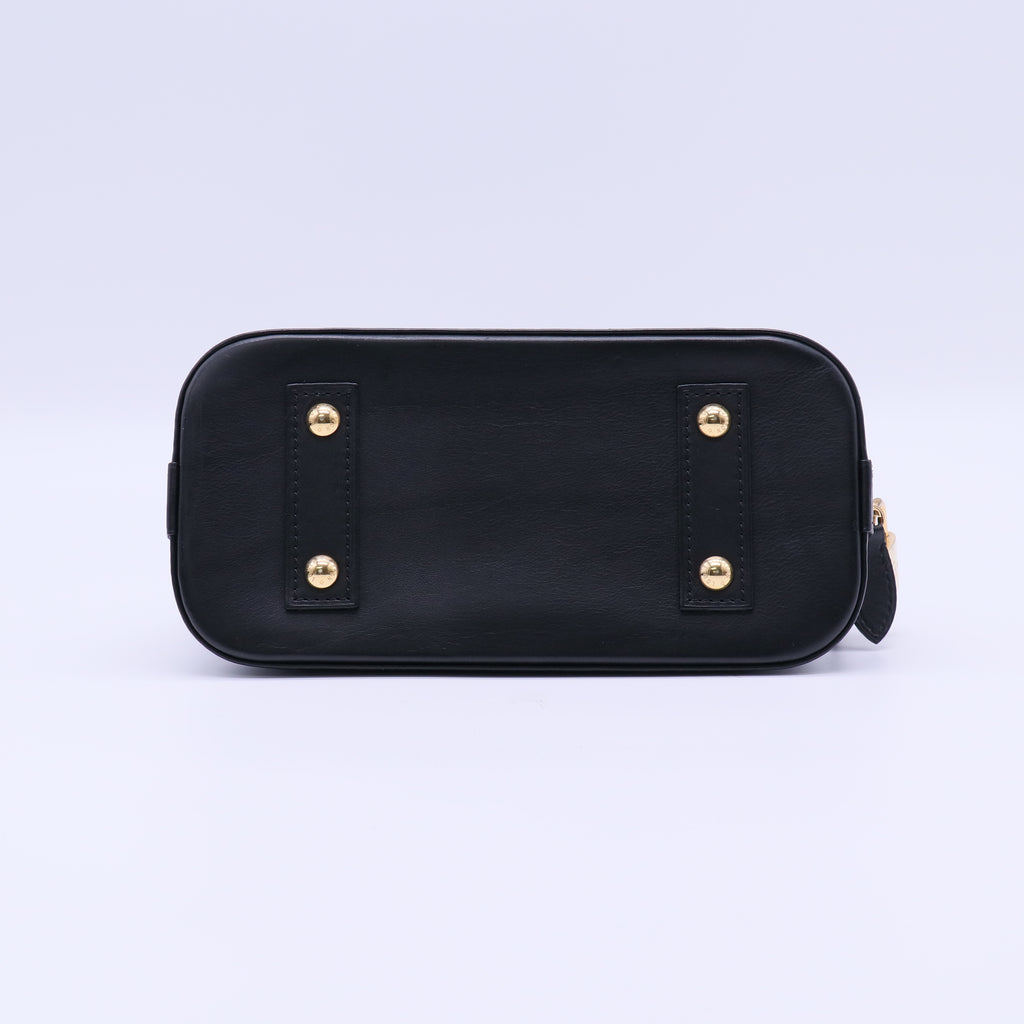 Louis Vuitton Limited Edition Black Monogram Eclipse Alma BB Bag twins B22192