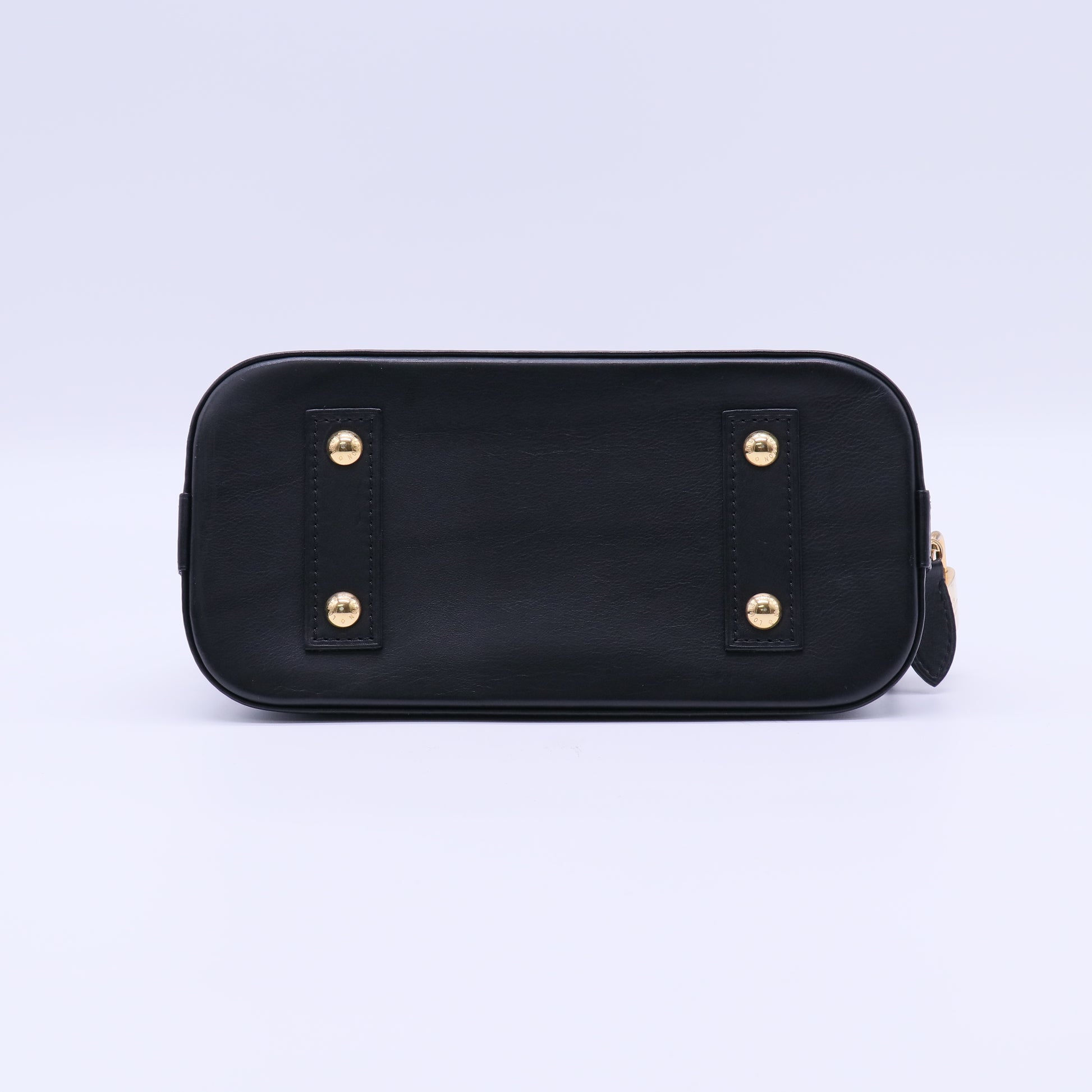 Louis Vuitton Limited Edition Black Monogram Eclipse Alma BB Bag twins B22192