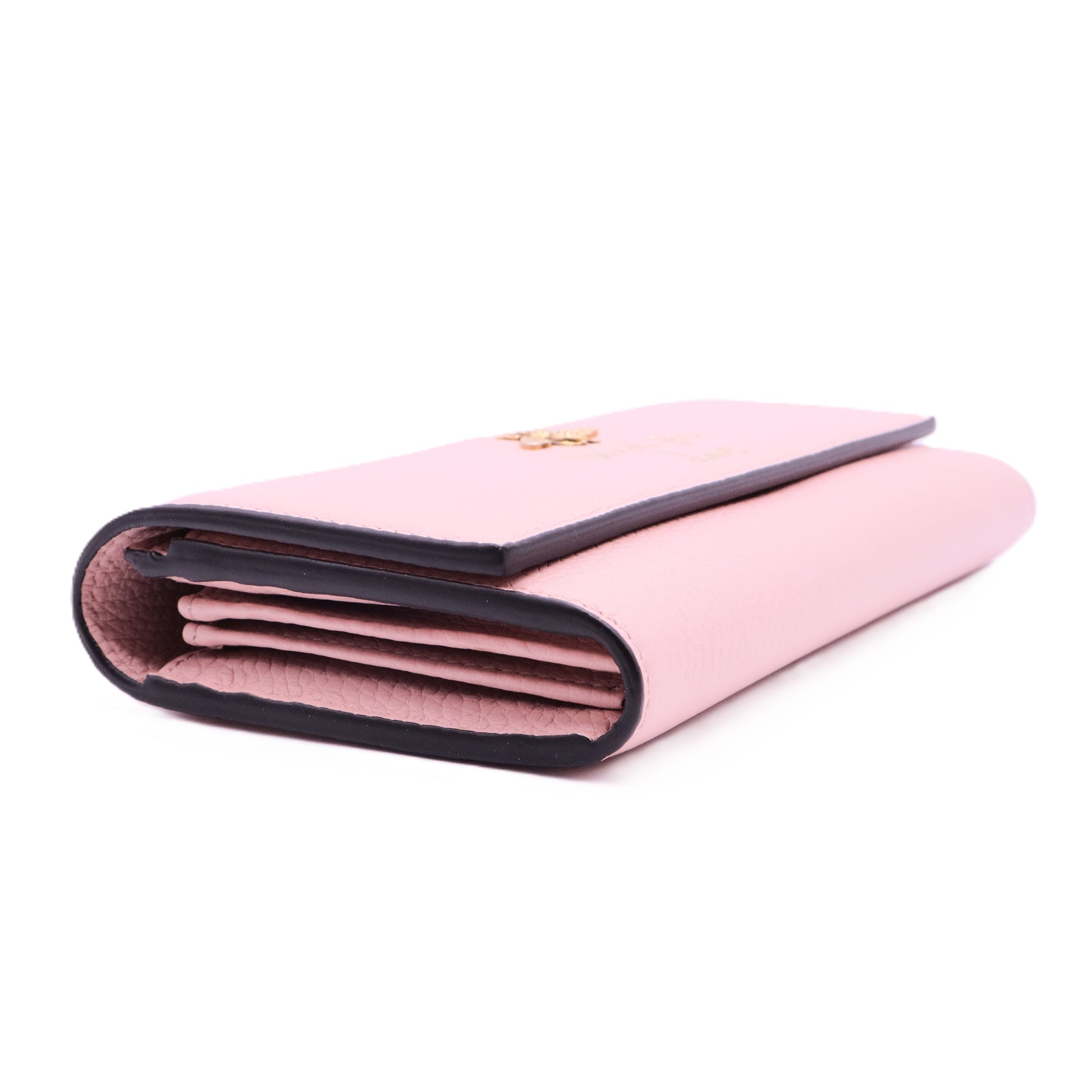 Animalier Queen Bee Blind For Love Pink Leather Continental