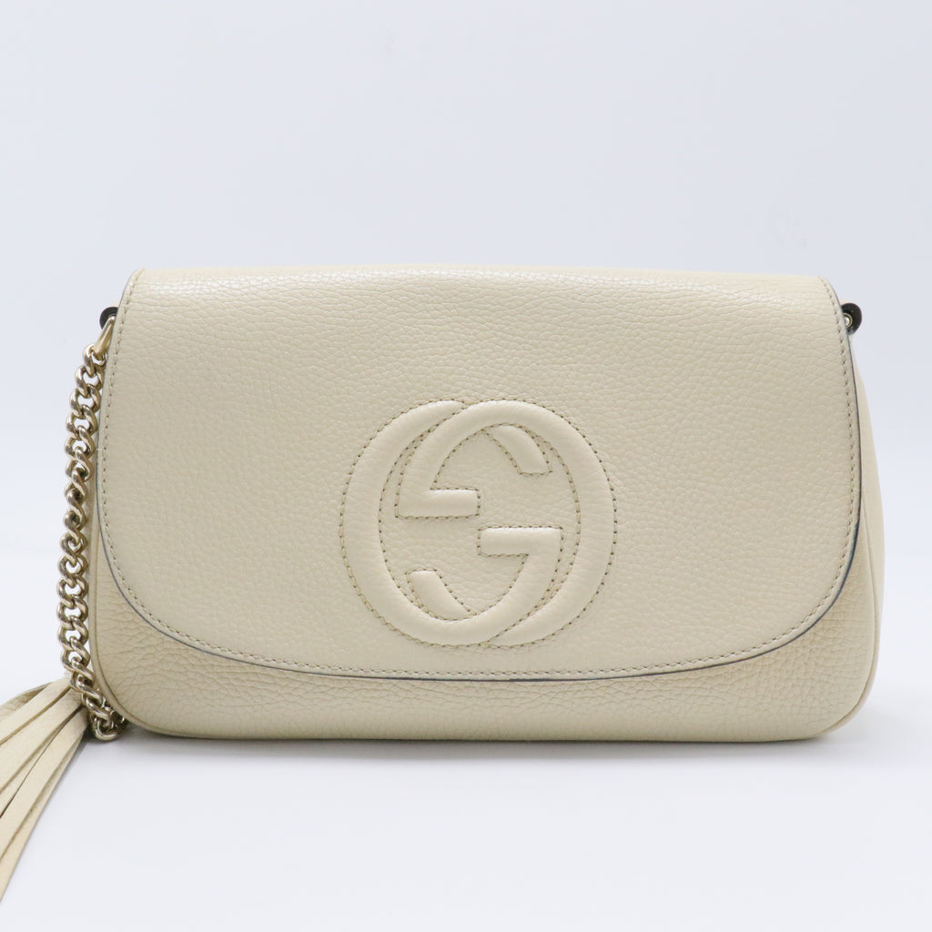 Soho Chain Crossbody Bag Leather Medium