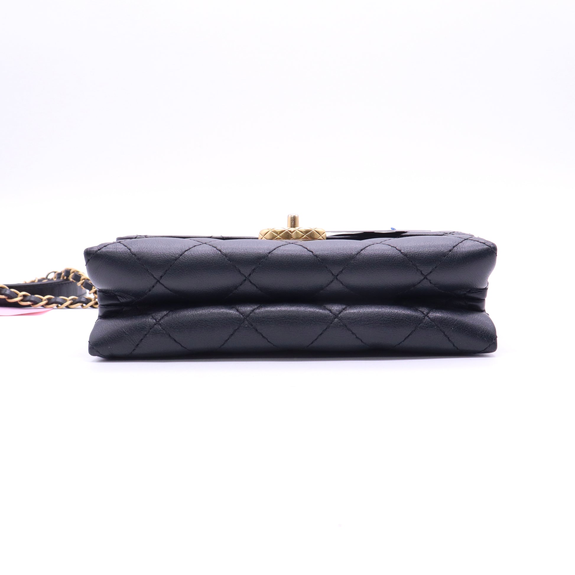 Calfskin  Flap Bag Black Twins LDJ3557