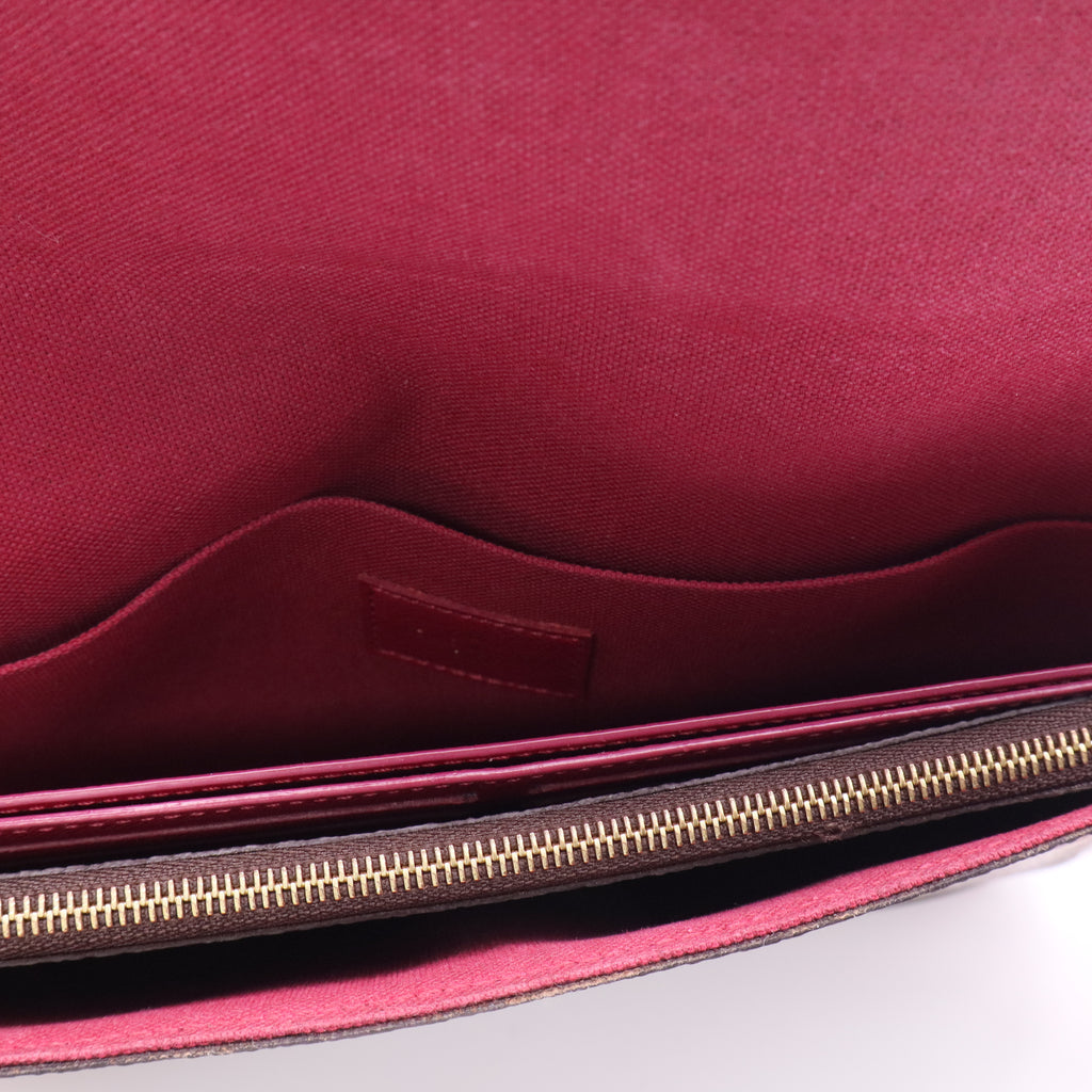 LOUIS VUITTON Monogram Pochette Felicie Gold Buckle Chain Shoulder Bag twins