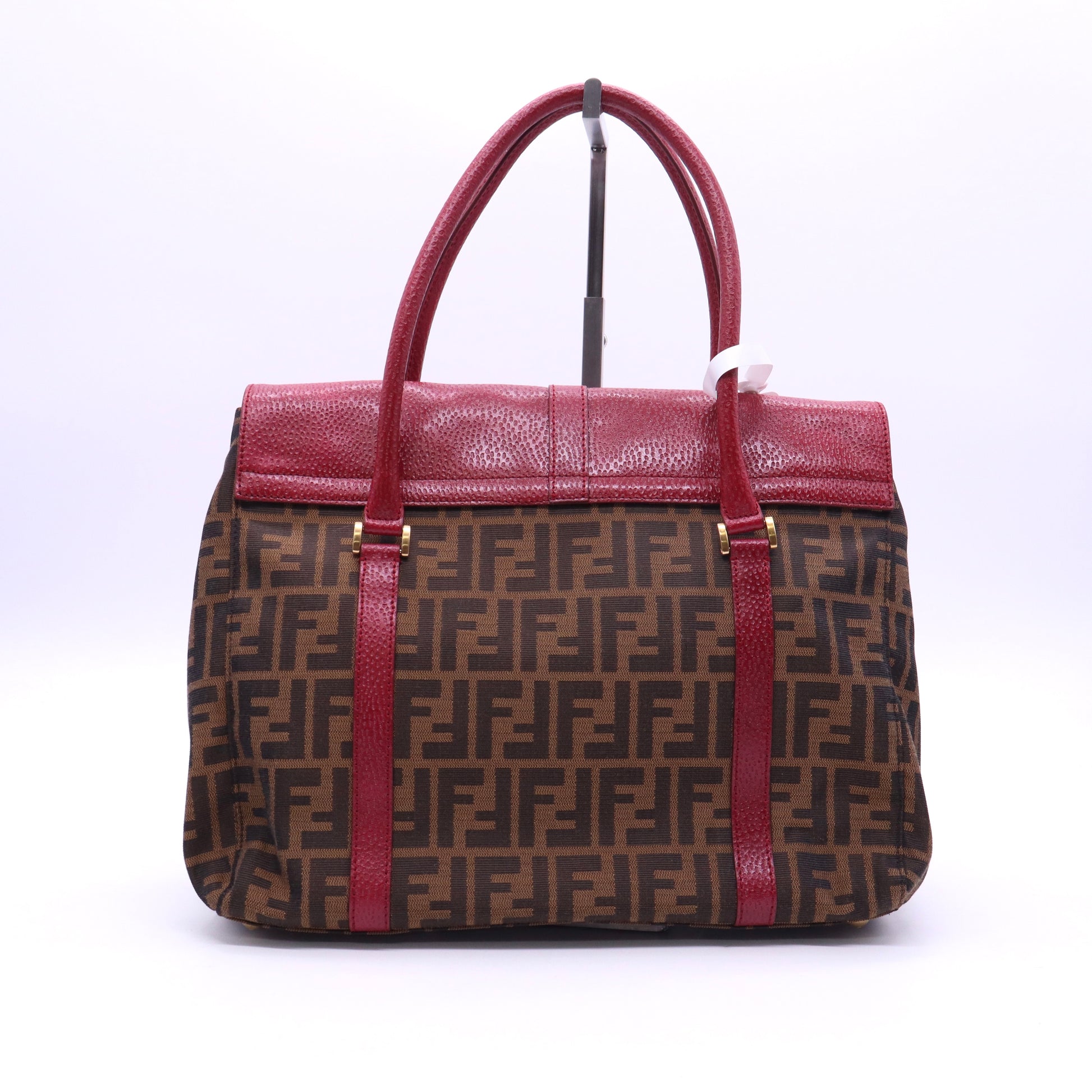 Zucca Canvas and Selleria Leather Large Linda Satchel Twins B20909