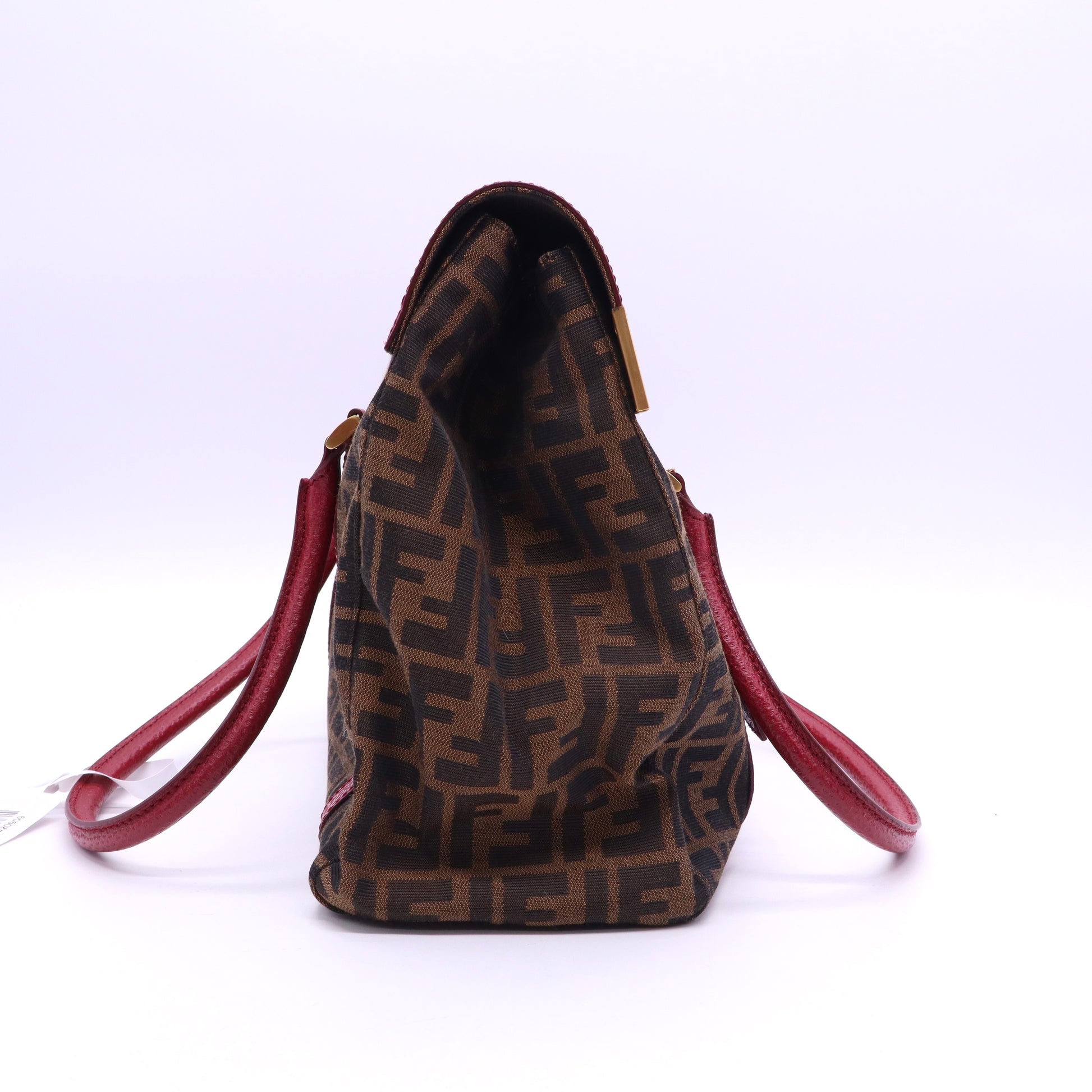 Zucca Canvas and Selleria Leather Large Linda Satchel Twins B20909