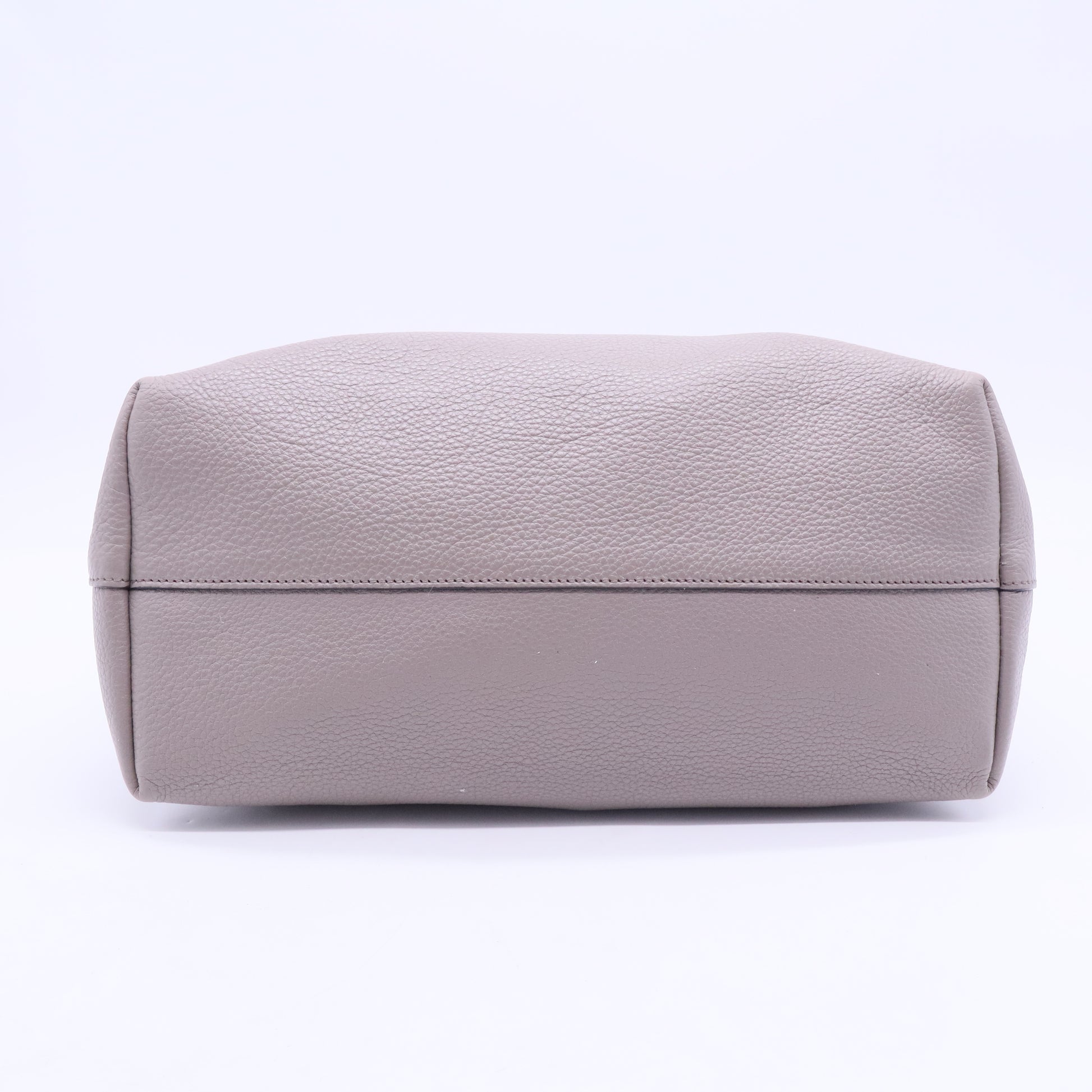 Dual Strap Zip Tote Vitello Daino Medium B20186