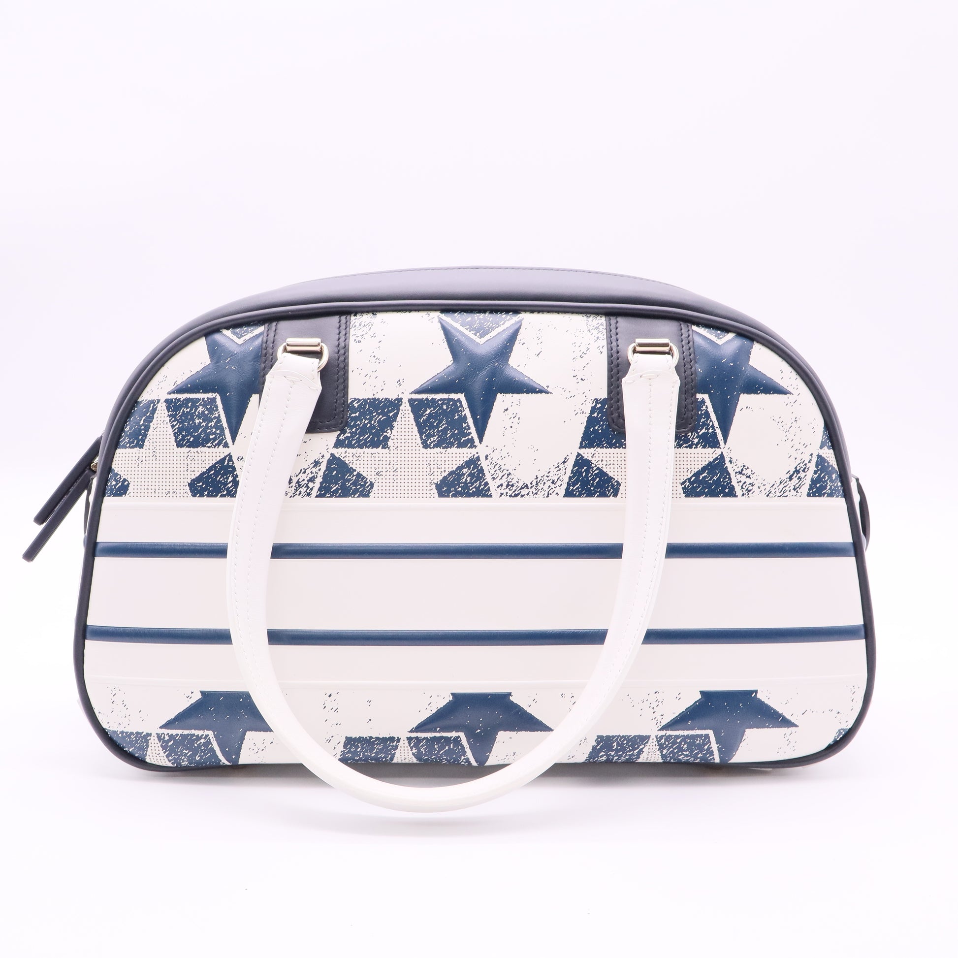 Vibe Zip Bowling Bag Printed Star Embossed Leather Medium TWINS