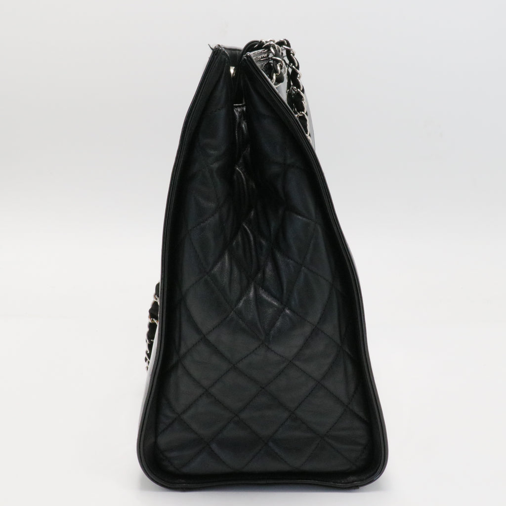Black Vinyl CC Lipstick Tote Patent