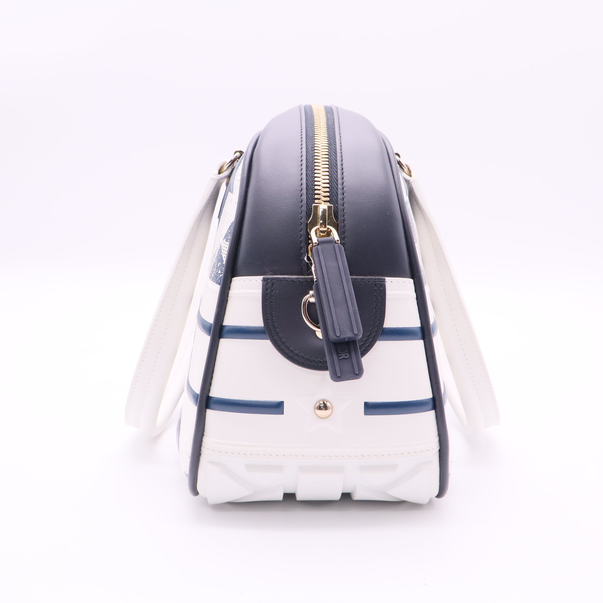 Vibe Zip Bowling Bag Printed Star Embossed Leather Medium TWINS