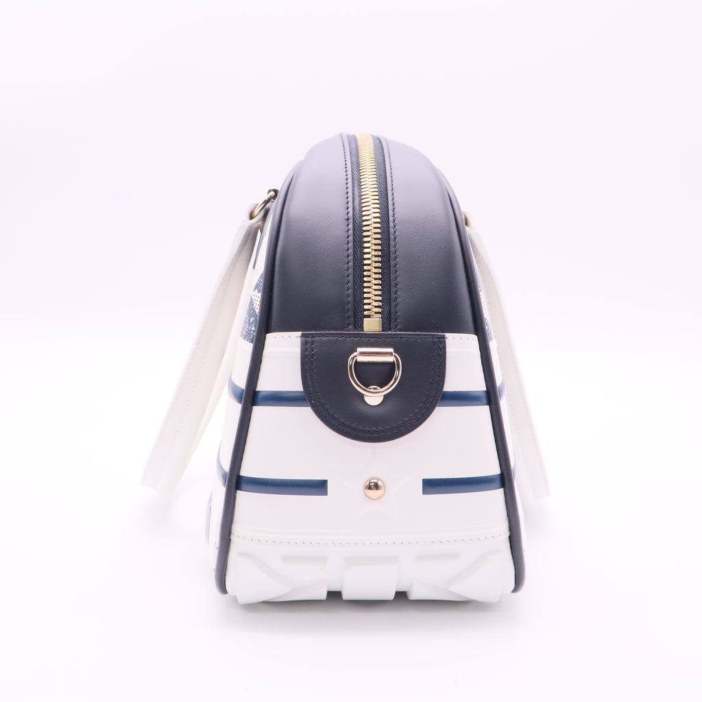 Vibe Zip Bowling Bag Printed Star Embossed Leather Medium TWINS