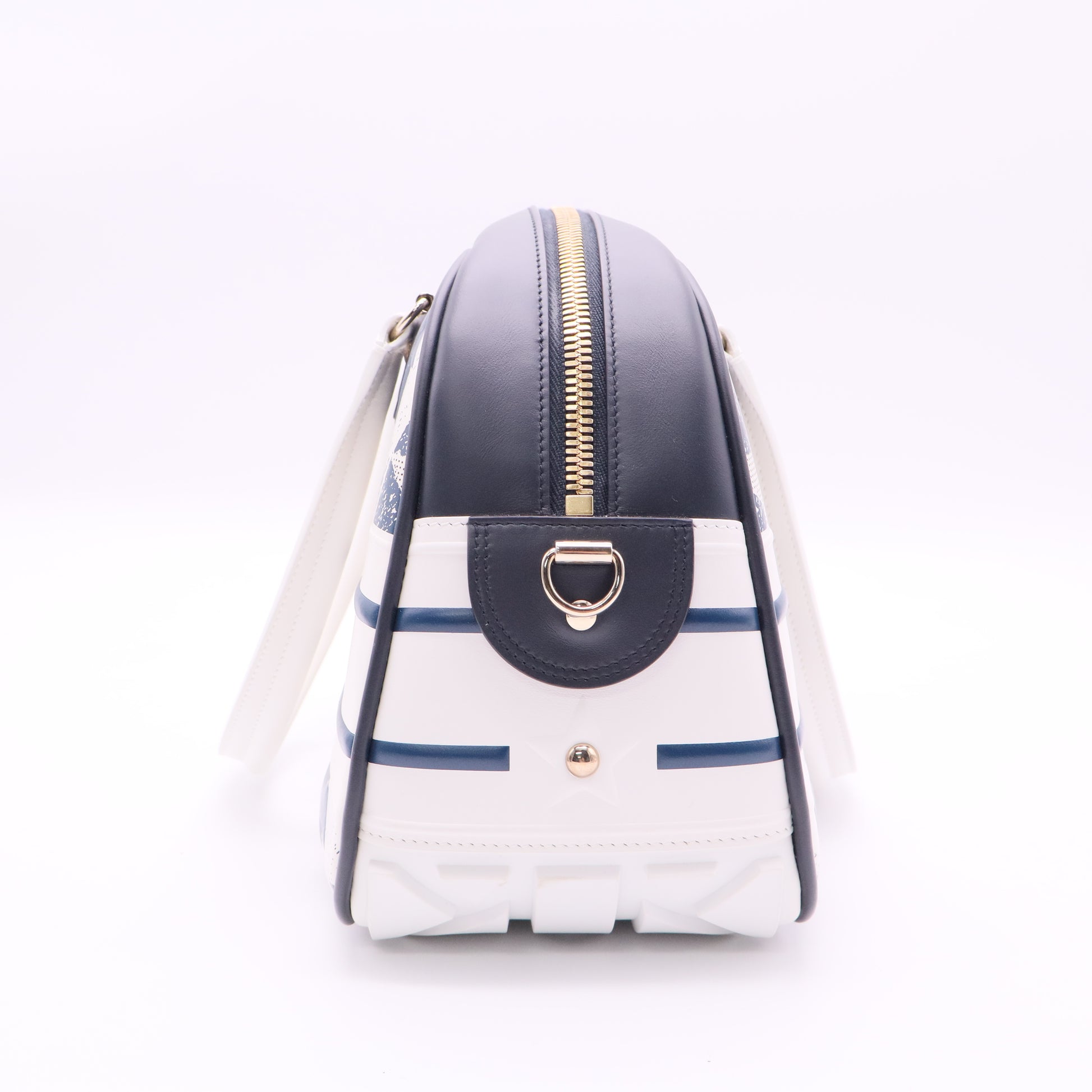 Vibe Zip Bowling Bag Printed Star Embossed Leather Medium TWINS