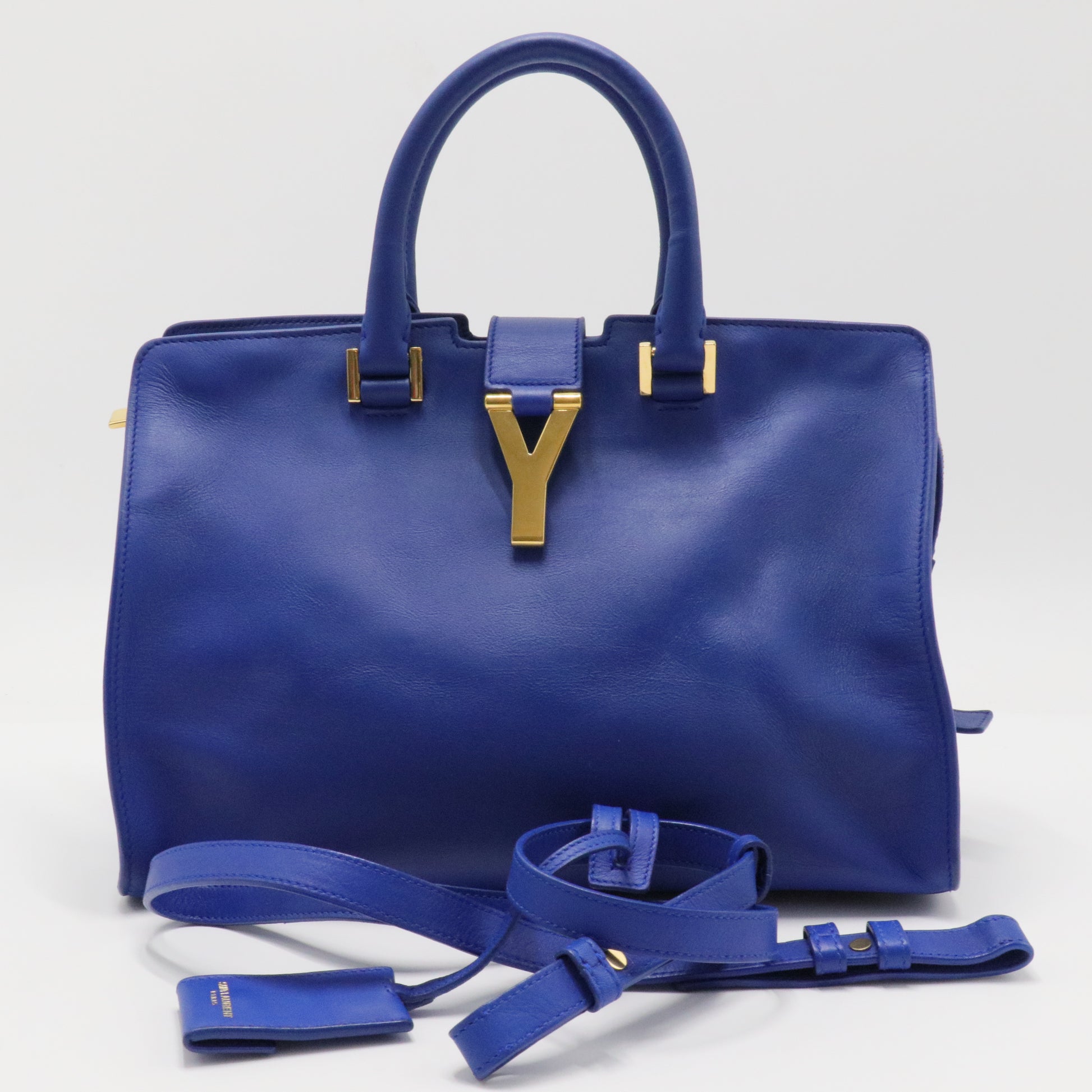 Classic Y Cabas Leather Small Ad