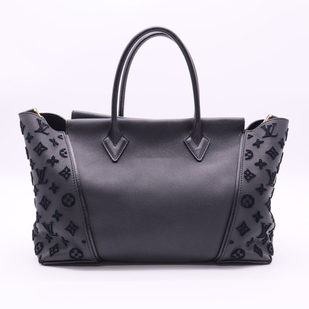 W Tote Monogram Tuffetage Leather PM Twins