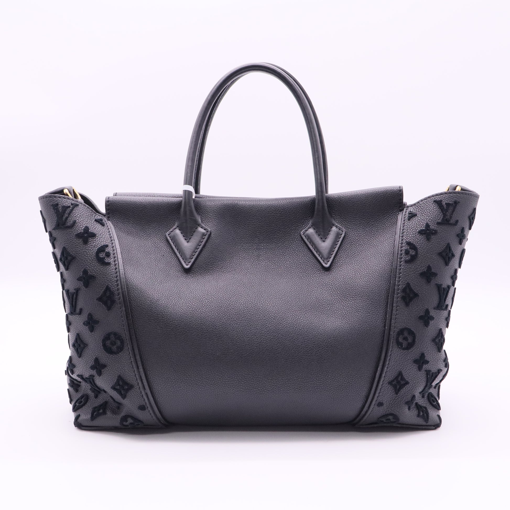 W Tote Monogram Tuffetage Leather PM Twins