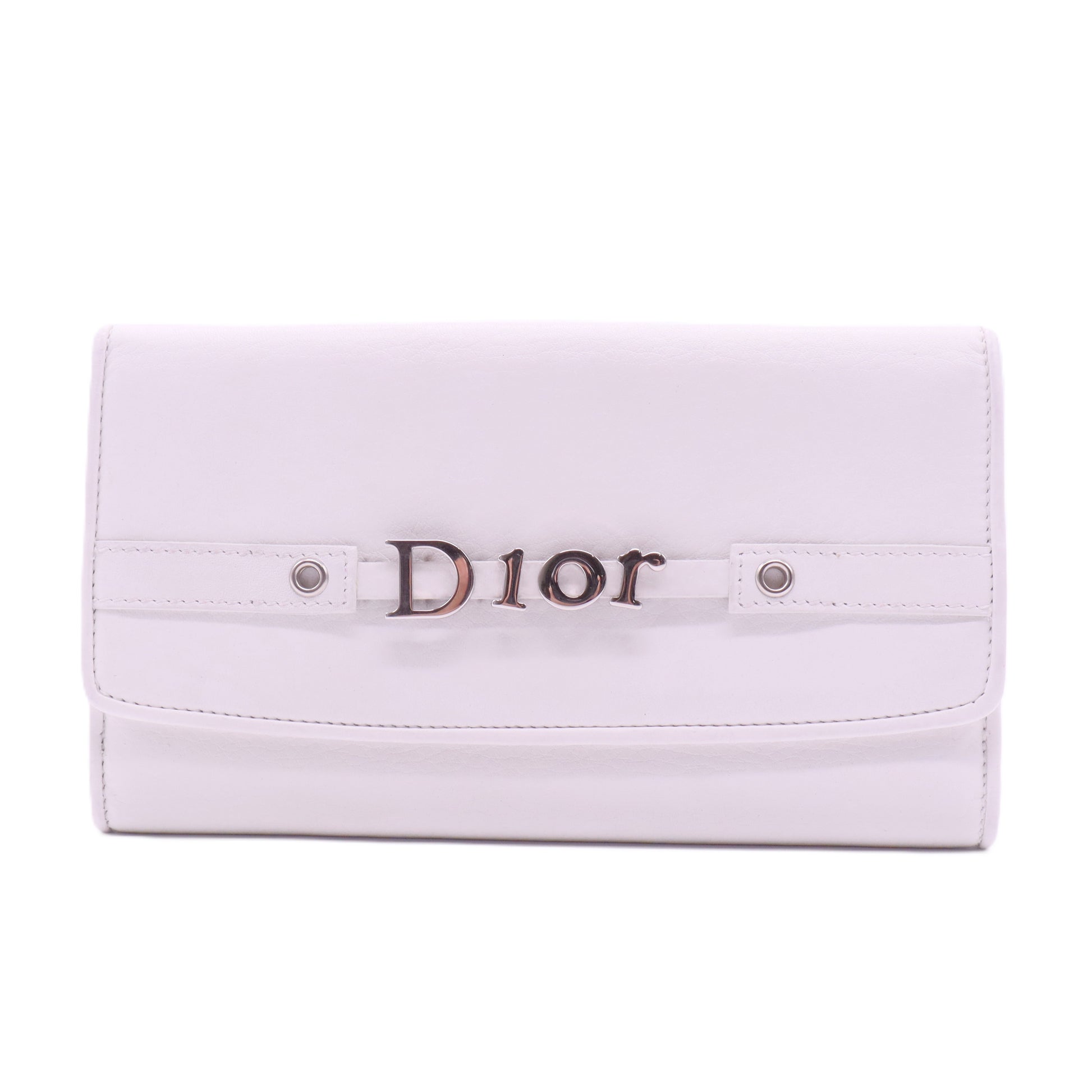 Beige Leather Wallet