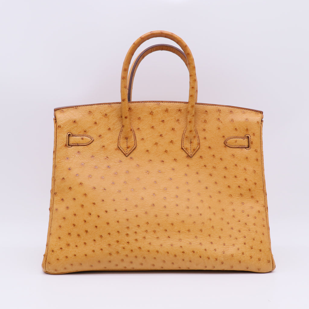 Hermes Ostrich Birkin 35 - B23285 twins