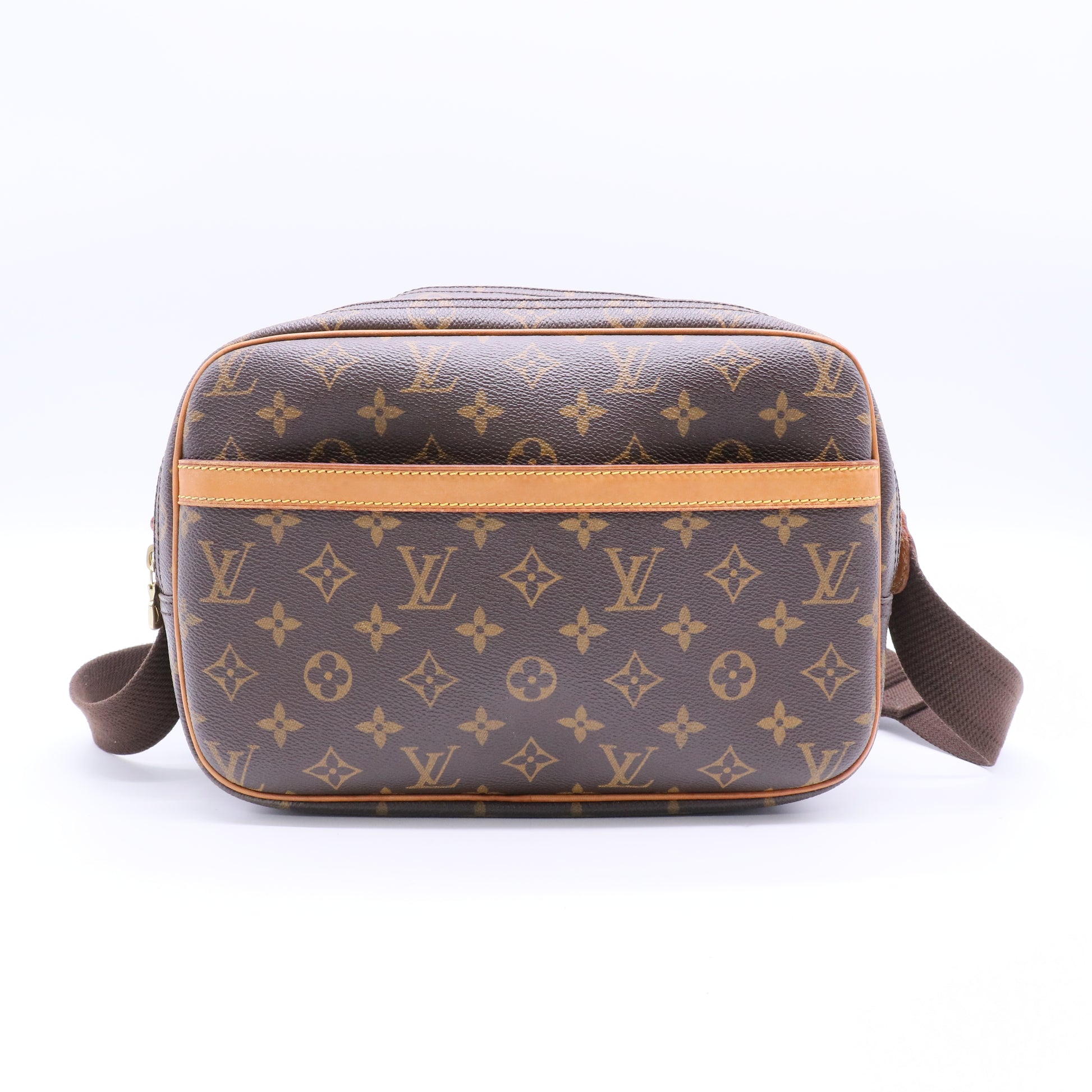 Louis Vuitton Monogram Canvas Reporter Bag Twins B7027
