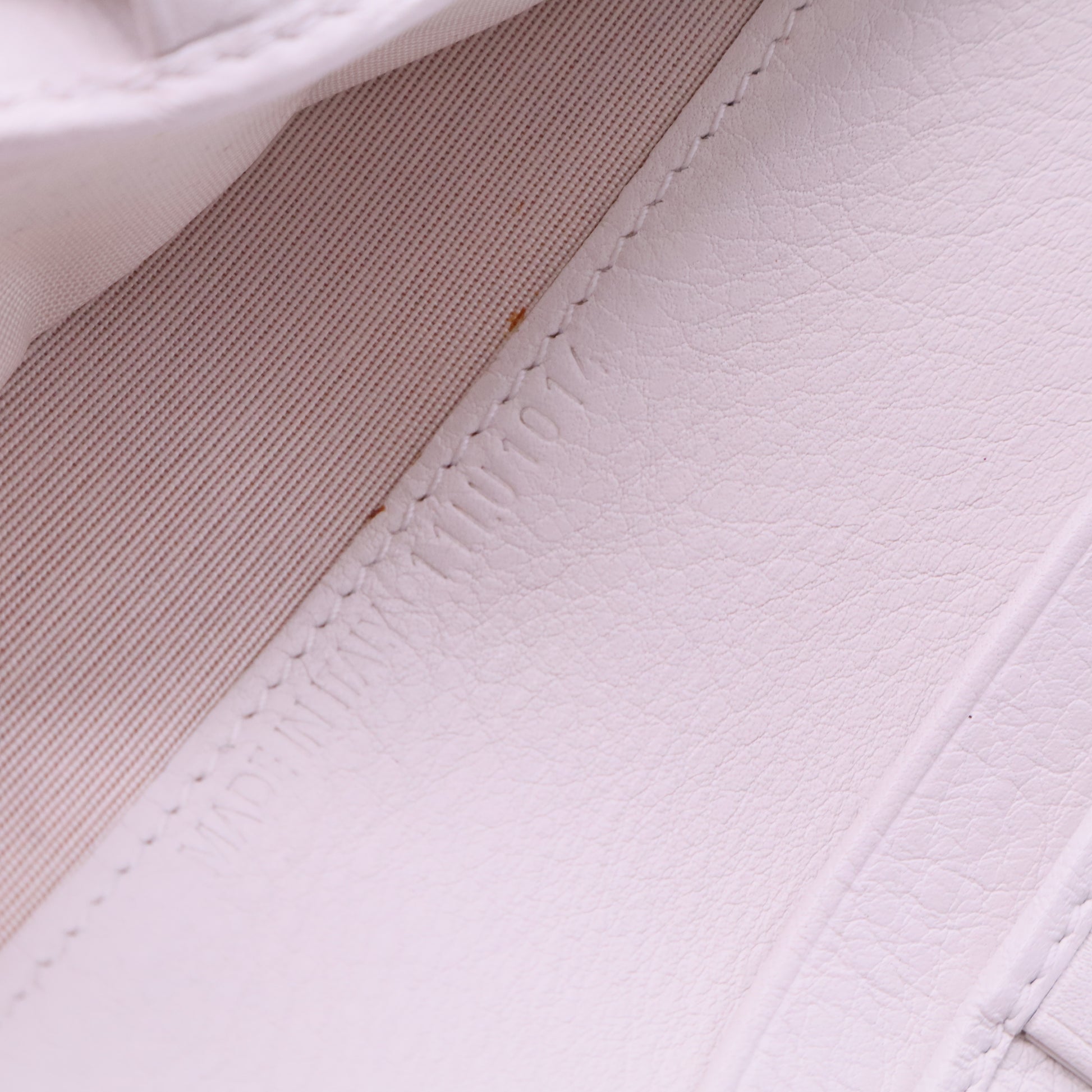 Beige Leather Wallet