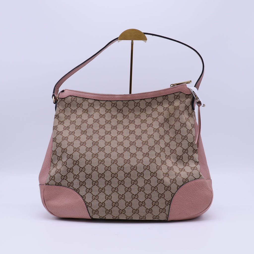 Gucci Bree GG Canvas Large Tote / Hobo Bag twins B21833