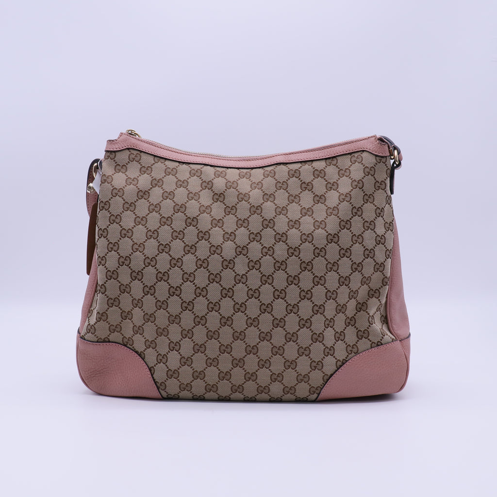 Gucci Bree GG Canvas Large Tote / Hobo Bag twins B21833