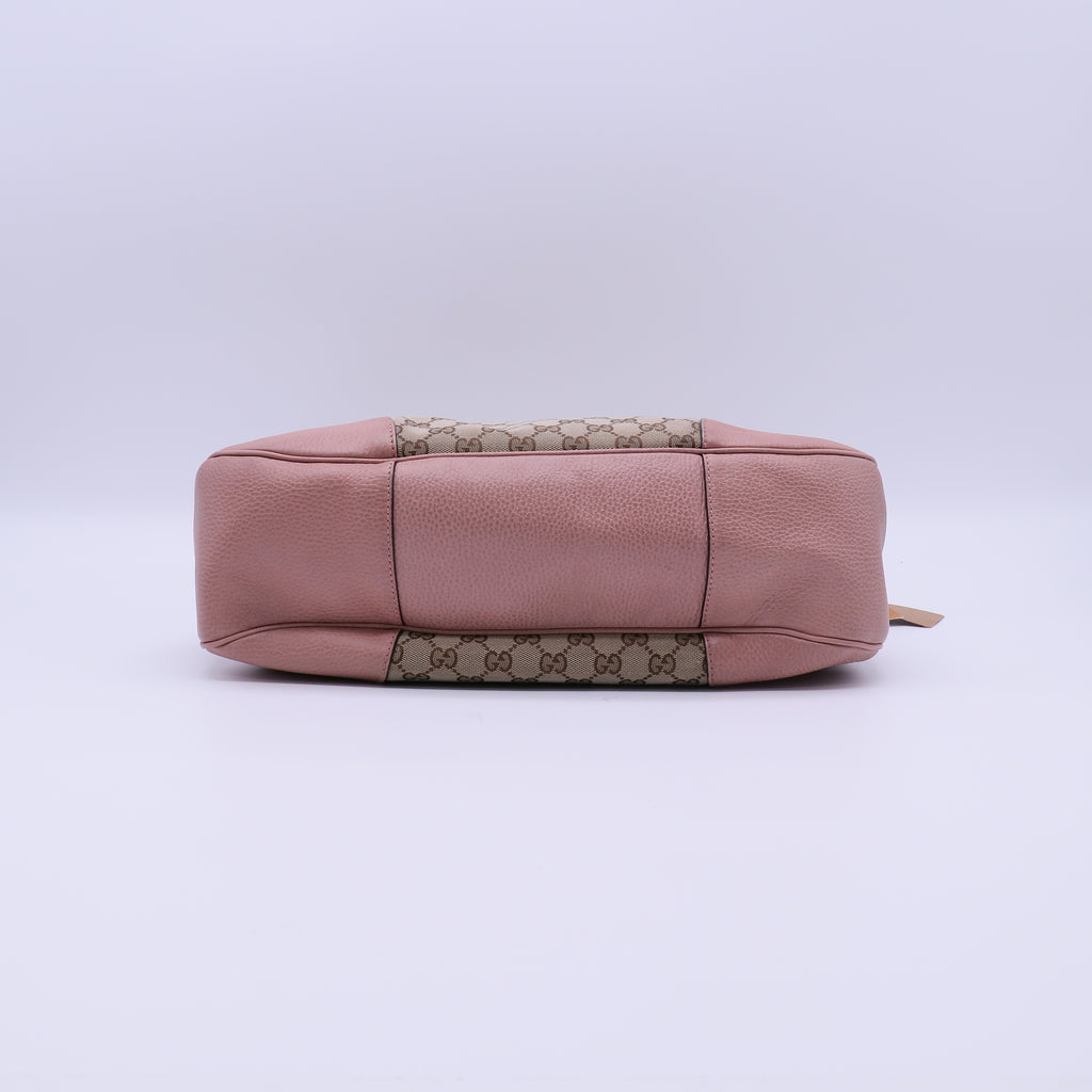 Gucci Bree GG Canvas Large Tote / Hobo Bag twins B21833